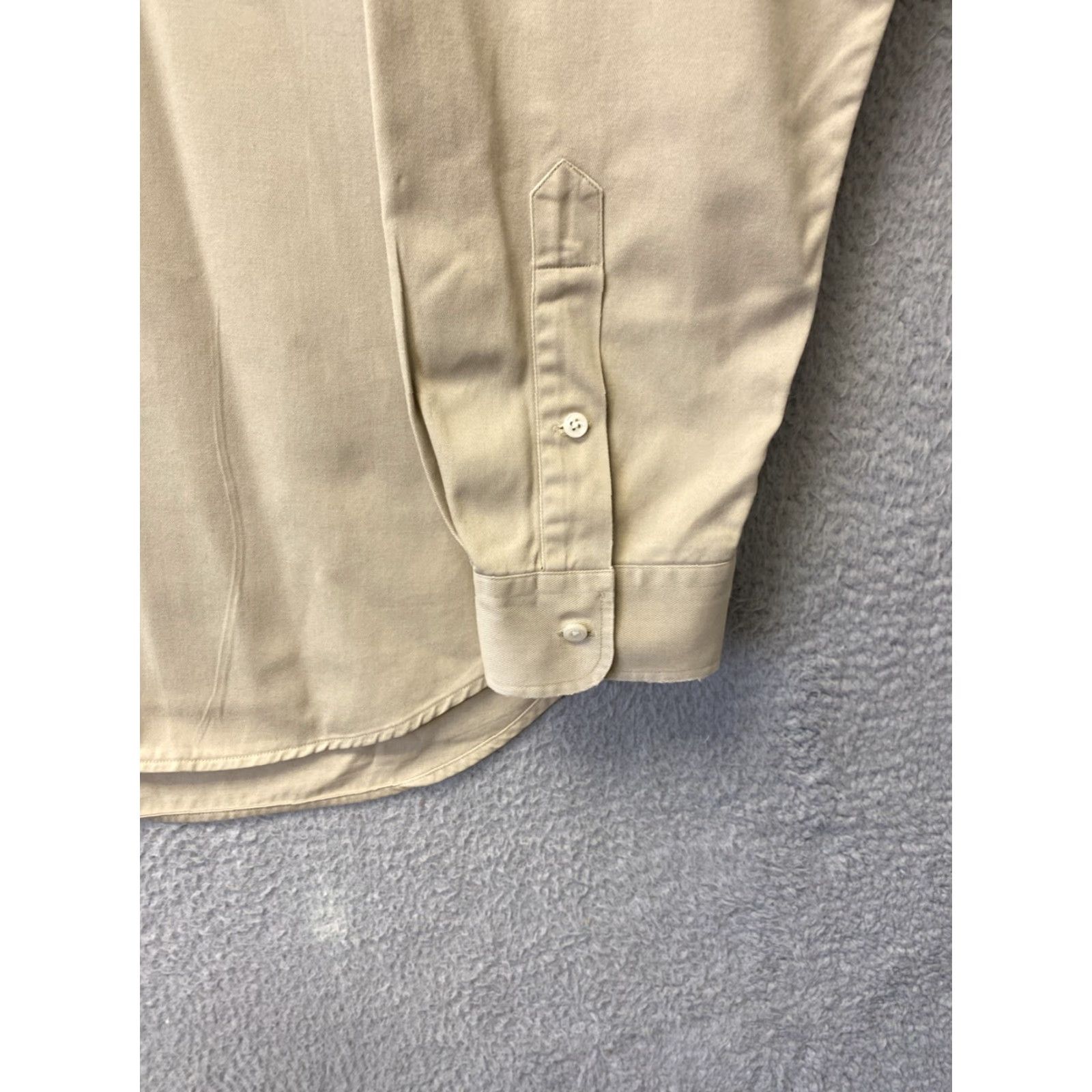 Vintage VINTAGE Polo Ralph Lauren Mens Shirt Long Sleeve Collared Khaki 2XL Cotton Casual Travel Size US XXL / EU 58 / 5 - 7 Thumbnail