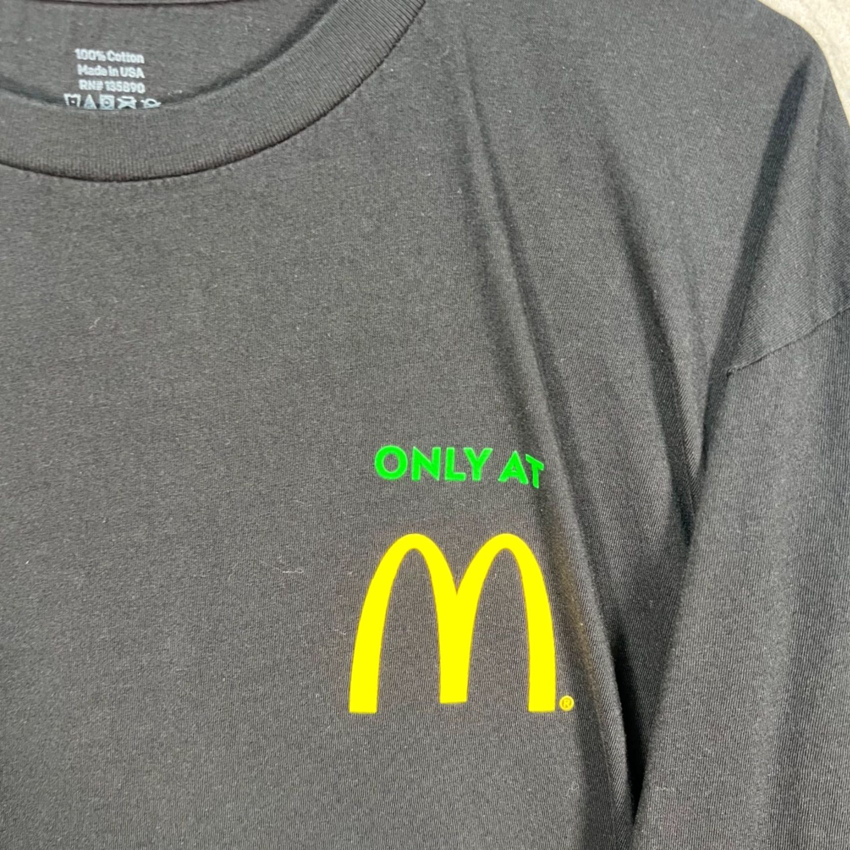 Vintage McDonald's Shirt Mens XL Black Sprite Tropic Berry Long Sleeve T Shirt Fox Goods? Size US XL / EU 56 / 4 - 4 Thumbnail