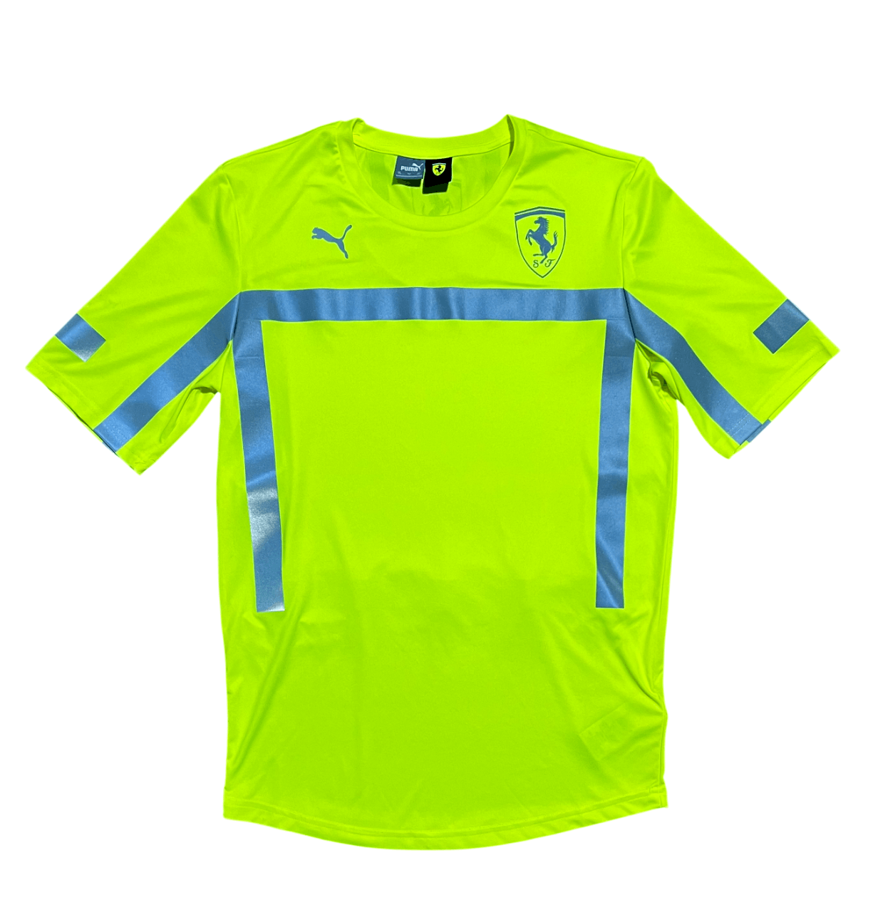 Puma Puma x Ferrari Yellow Vintage Soccer Jersey Size US XS / EU 42 / 0 - 1 Thumbnail