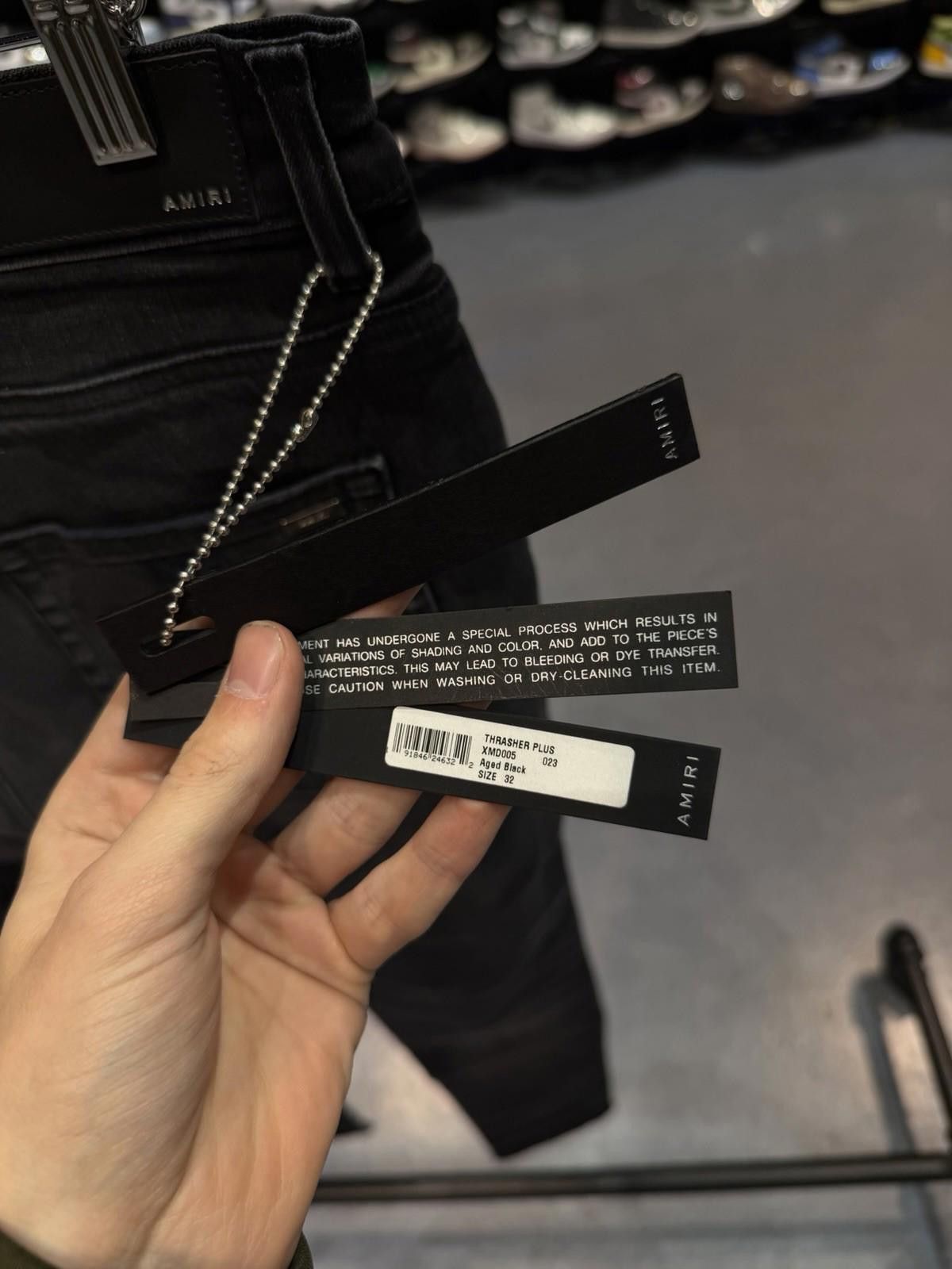 Amiri Size 32 - Amiri Thrasher Black Jeans 100% Authentic NEW Size US 32 / EU 48 - 9 Thumbnail