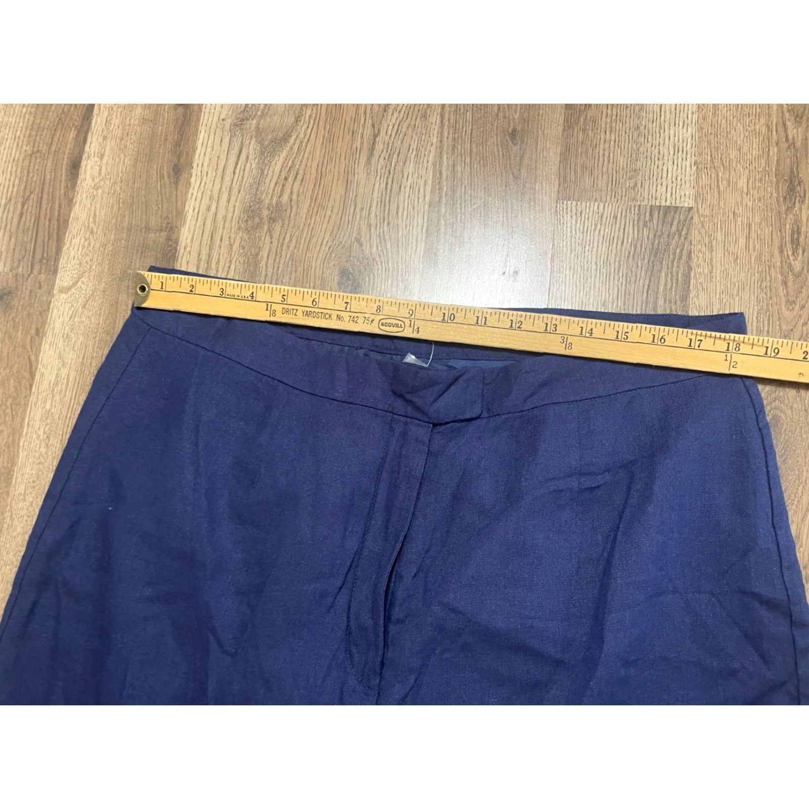 Vintage Jessica London Pants Women's Plus Size 16W Blue Capri Size 38" / US 16 / IT 52 - 4 Thumbnail