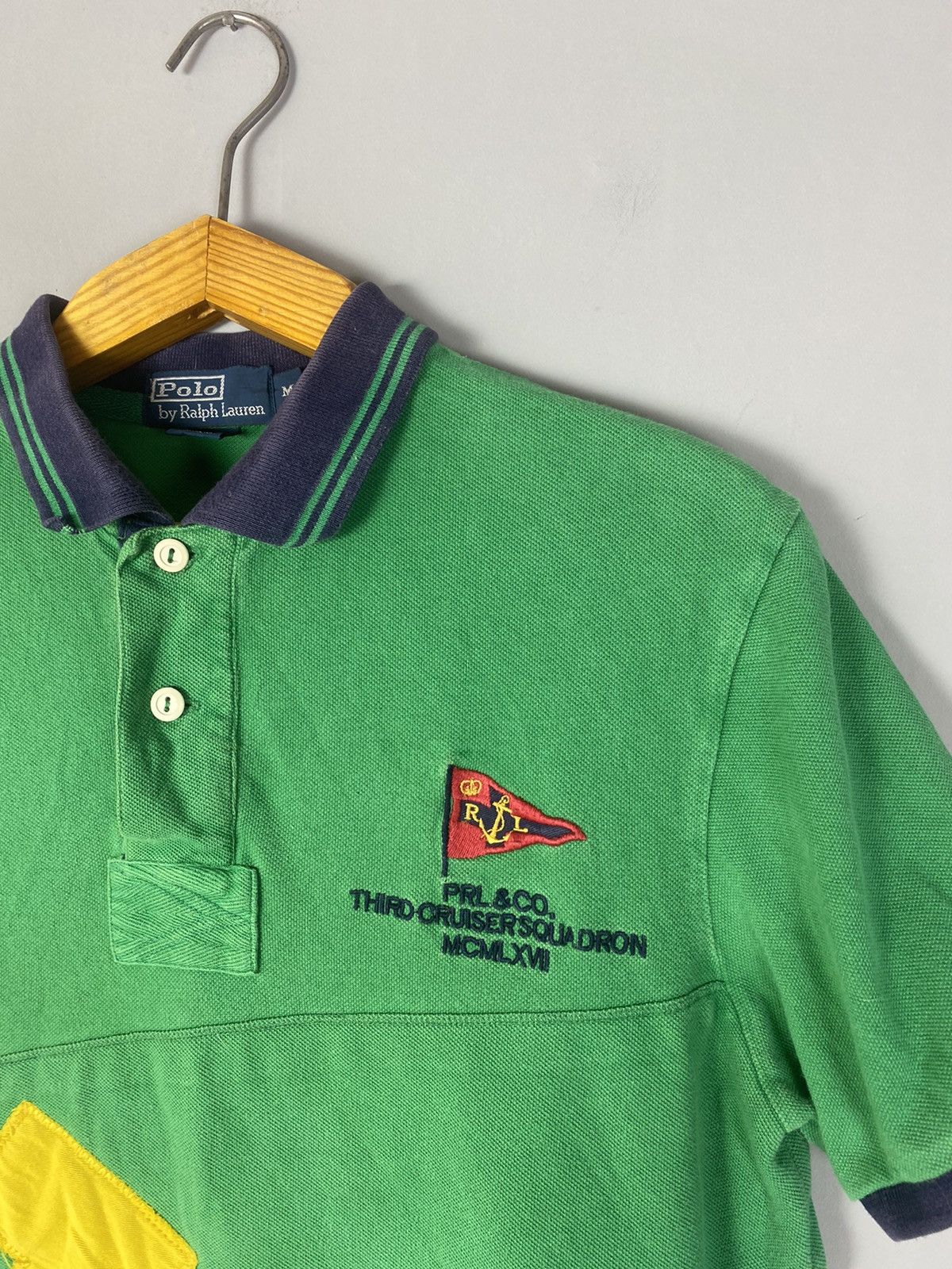 Polo Ralph Lauren Vintage polo Ralph Lauren big logo polo tee T-shirt Size US M / EU 48-50 / 2 - 4 Thumbnail