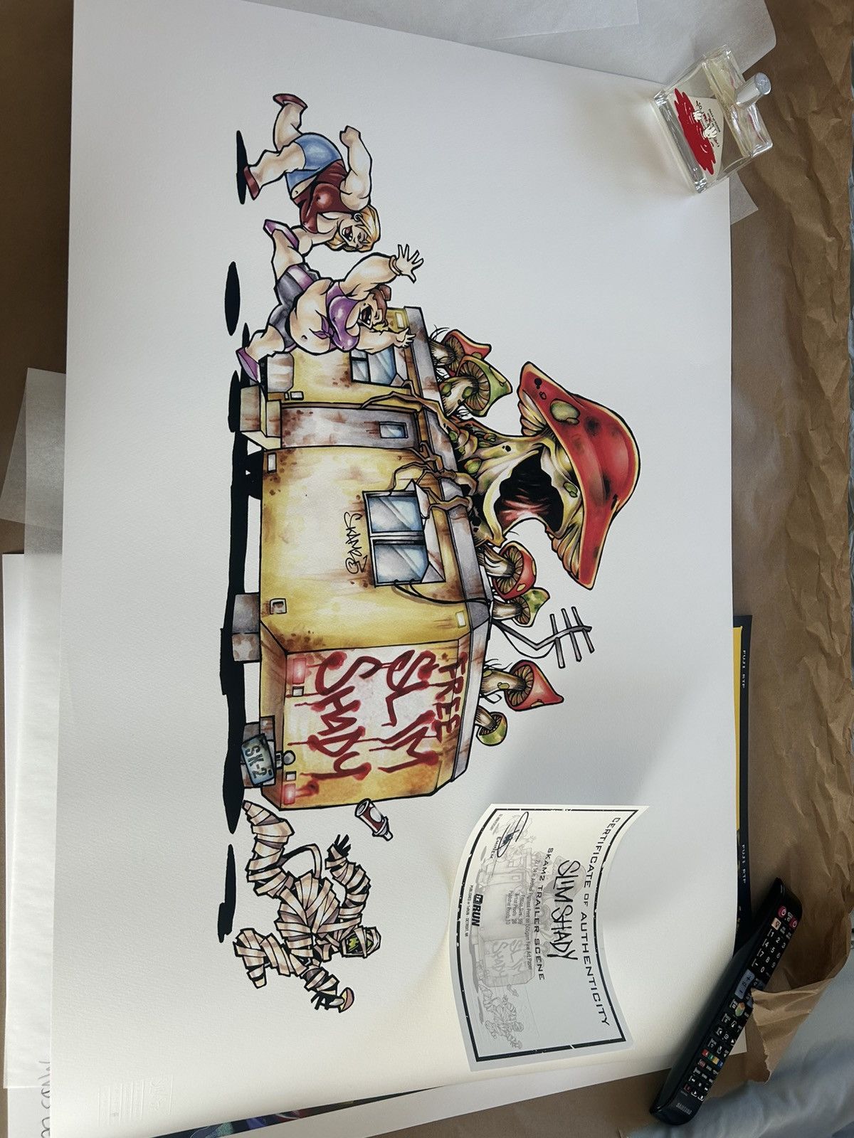 Eminem Eminem limited edition art print Signed COA Size ONE SIZE - 1 Thumbnail