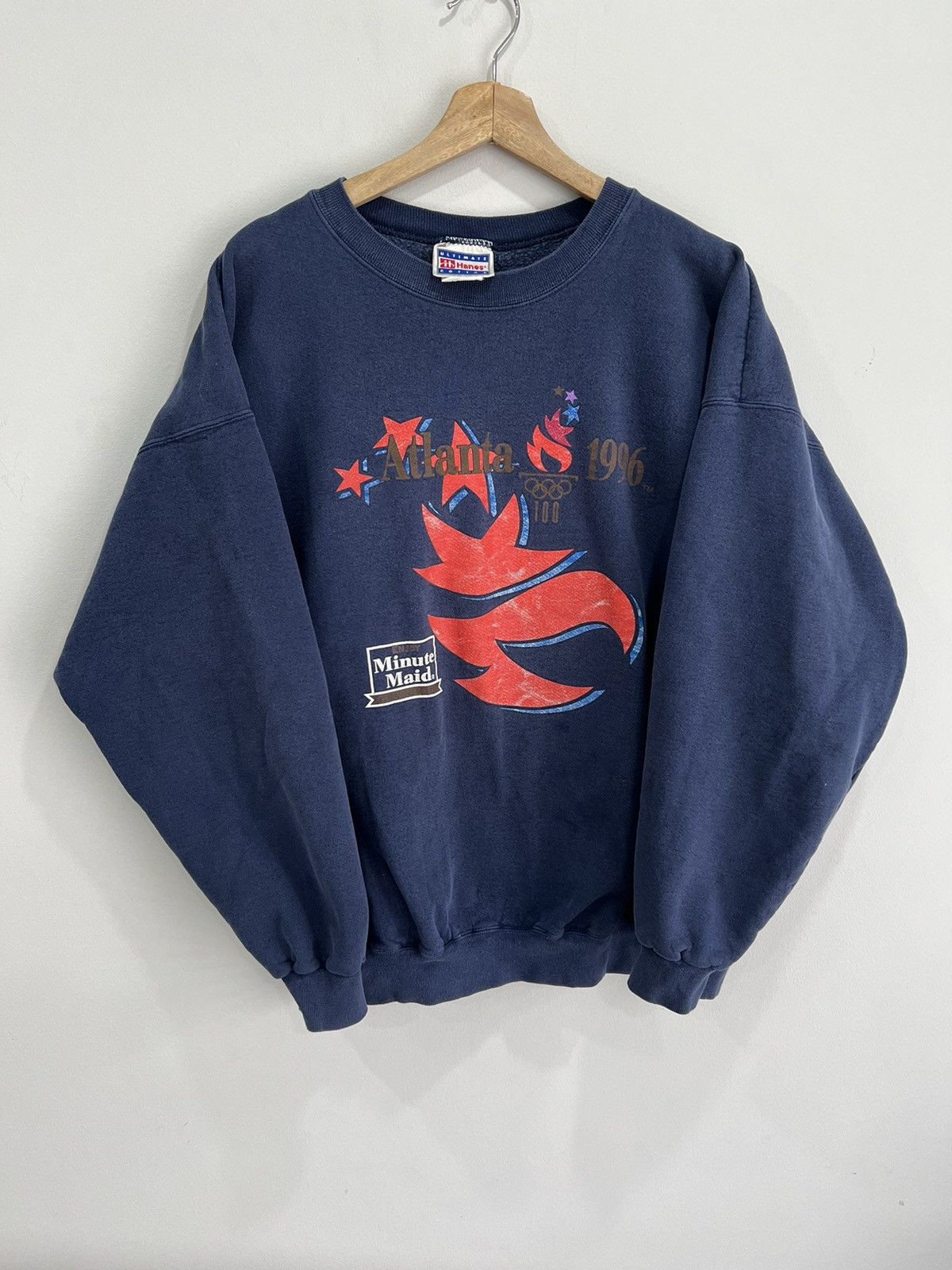 Vintage Vintage Atlanta 1996 Olympic Sweater sweatshirt Size US XL / EU 56 / 4 - 1 Thumbnail