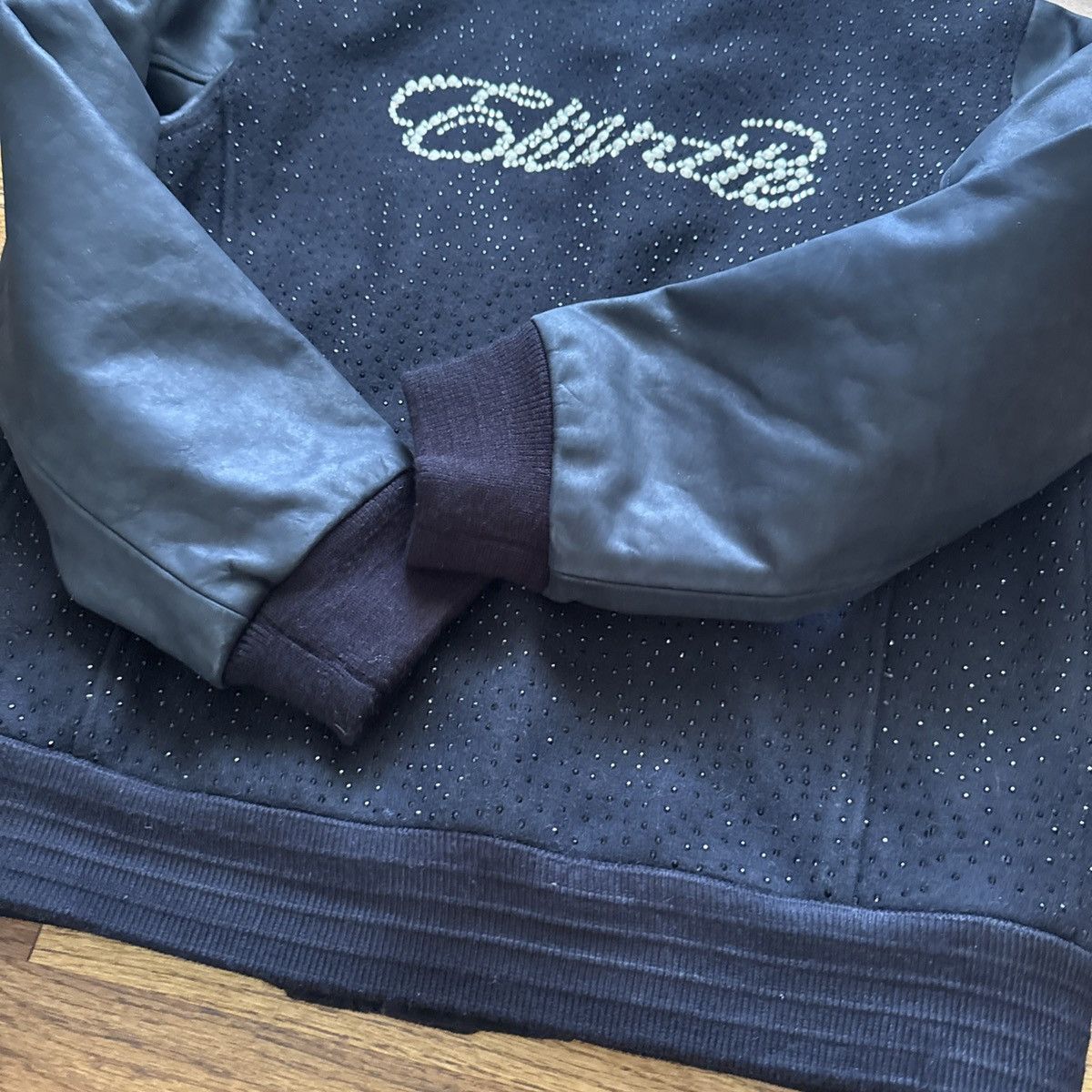 Schott ELIANTTE Custom SCHOTT LEATHER SLEEVED VARSITY JACKET BLACK Size US XL / EU 56 / 4 - 6 Thumbnail