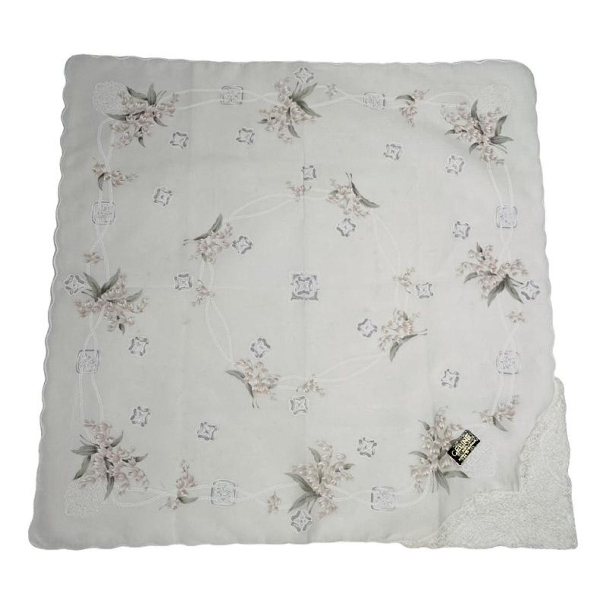 Celine White Silk Silk Handkerchief Size ONE SIZE - 1 Thumbnail