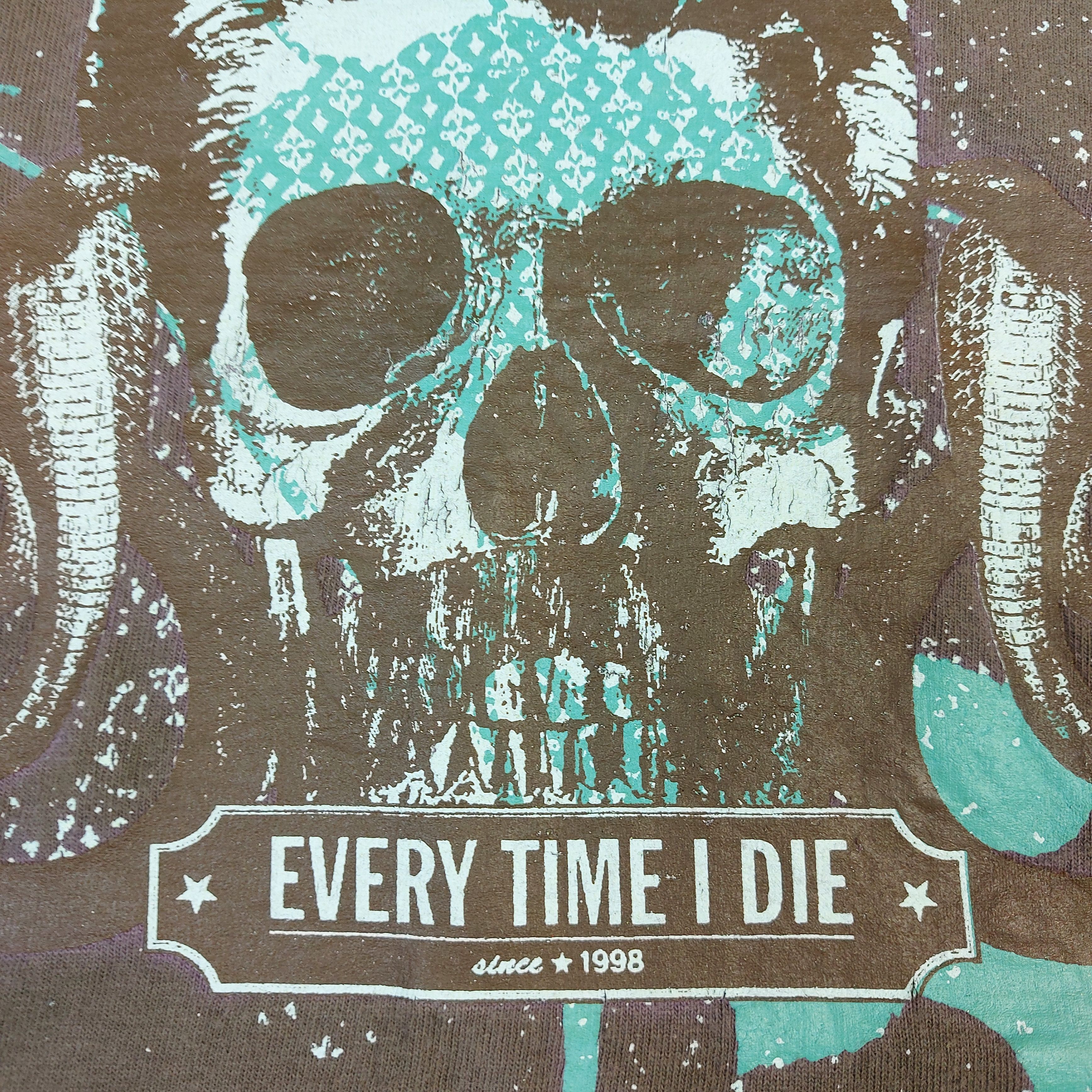Band Tees Vintage 90s Y2K Every Time I Die Band Metalcore TEE Size US S / EU 44-46 / 1 - 5 Thumbnail