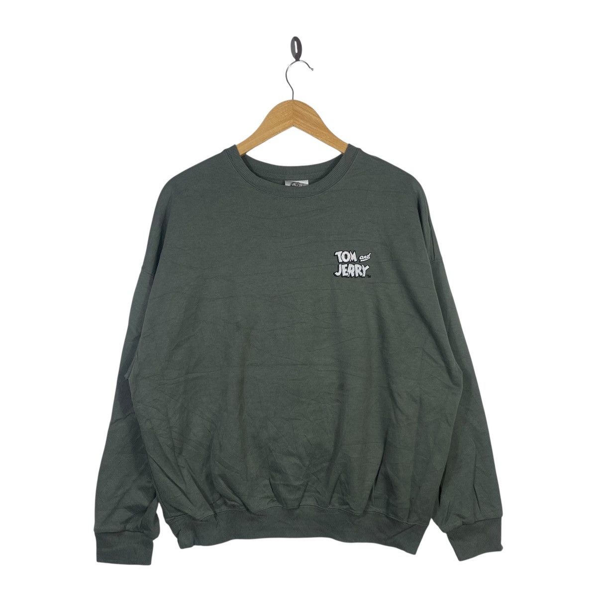 Vintage Tom And Jerry Jerry Mouse Embroidered Graphic Crewneck Size M / US 6-8 / IT 42-44 - 2 Thumbnail