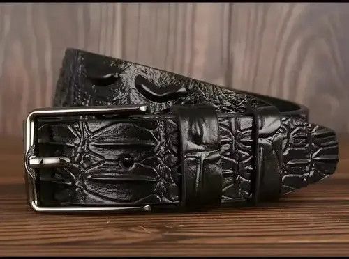 Leather Crocodile Leather Pin Alligator Belt Size ONE SIZE - 2 Thumbnail