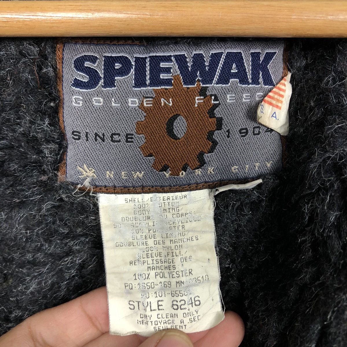 I. Spiewak And Sons 📌Vintage Bomber Jacket I.Spiewak Usa Buzz Ricksons Size US L / EU 52-54 / 3 - 20 Thumbnail