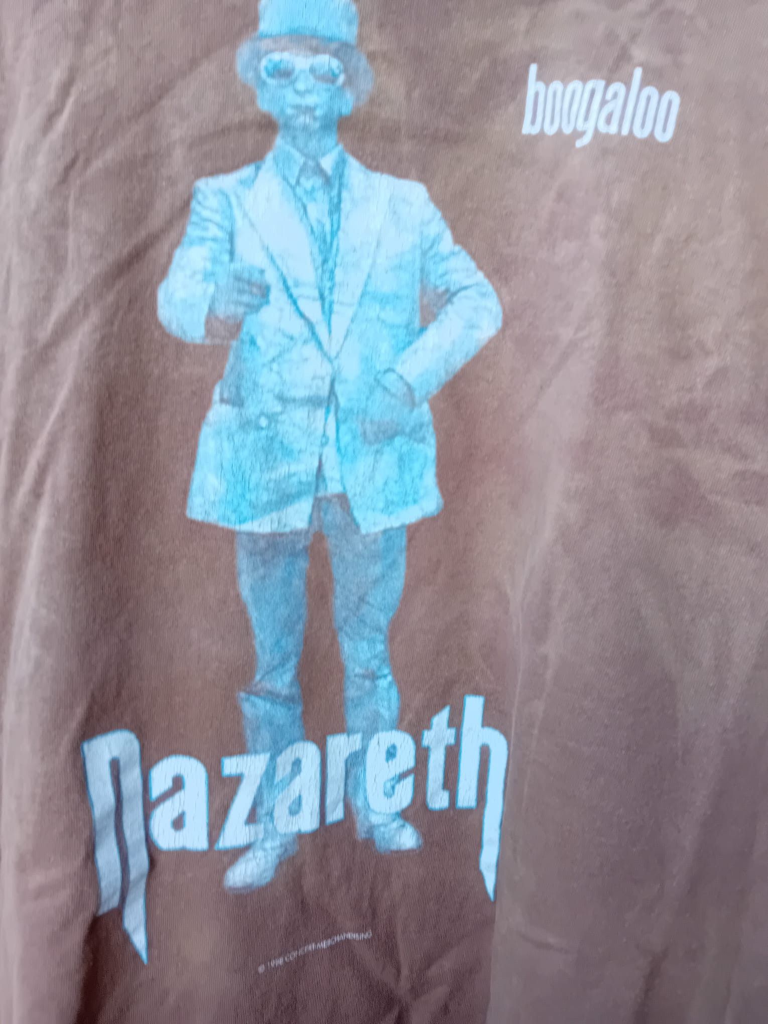 Band Tees Nazareth Boogaloo Vtg 1998 tour double sided band tee sz XL Size US XL / EU 56 / 4 - 11 Thumbnail