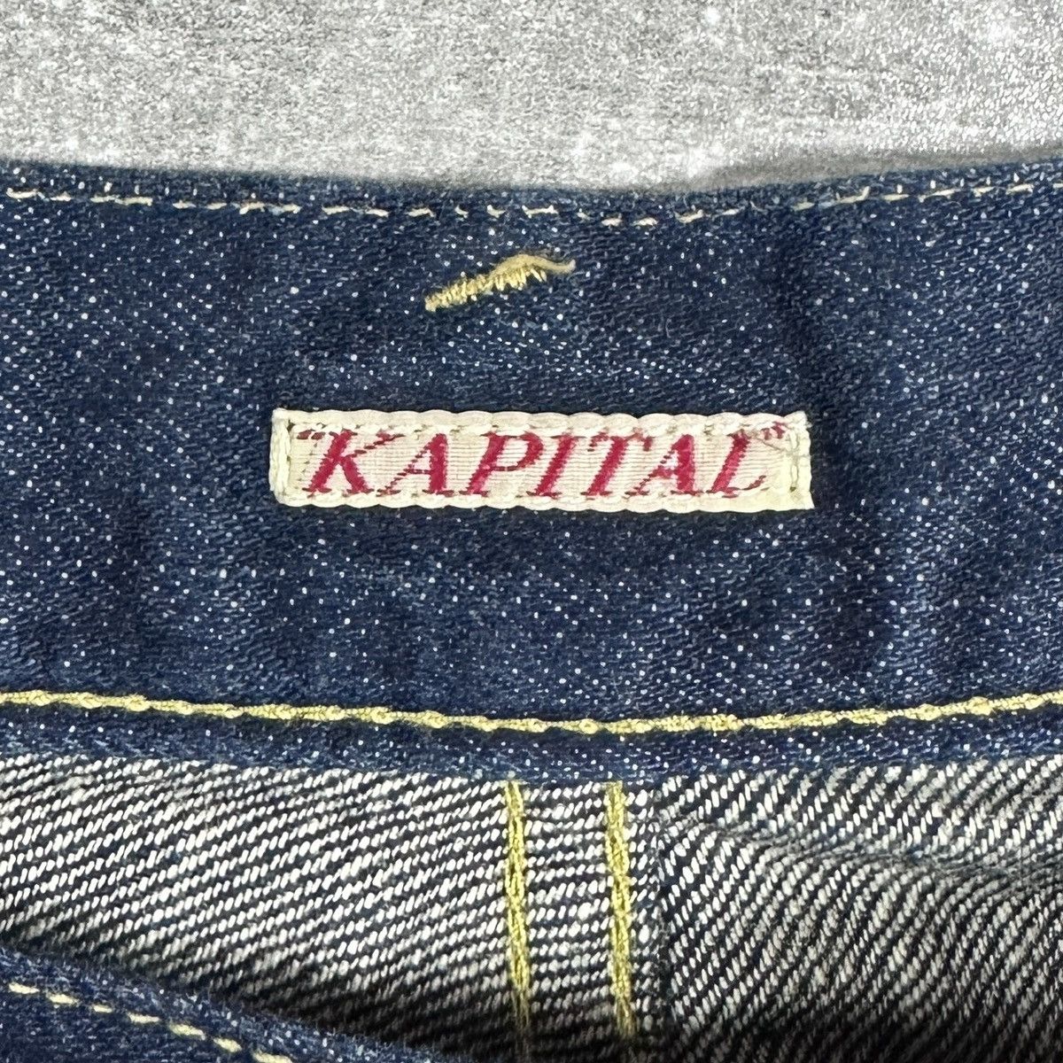 Kapital Buckleback Blue Denim Jeans Size US 30 / EU 46 - 10 Thumbnail