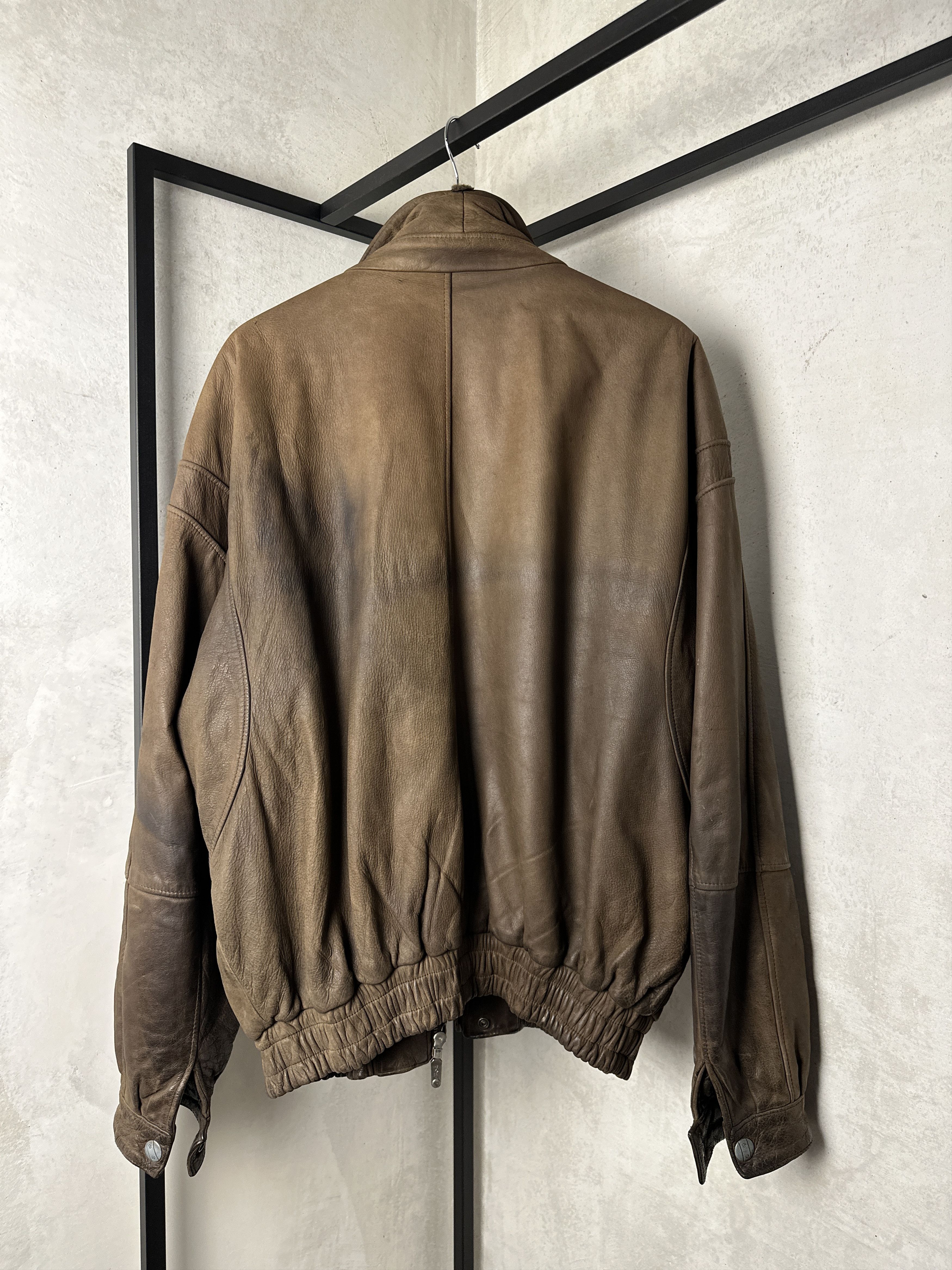 Genuine Leather Vintage Genuine Leather Aviator Jacket Size US XL / EU 56 / 4 - 6 Thumbnail
