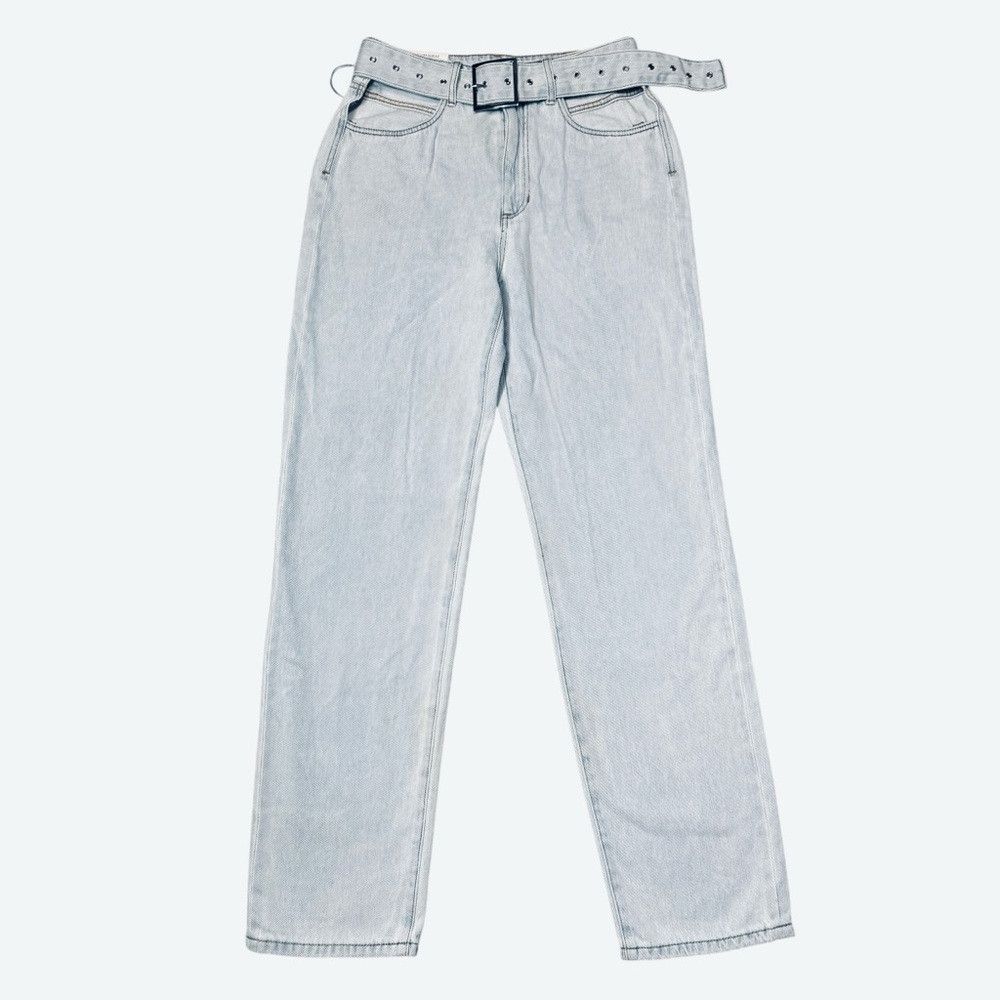 WeWoreWhat NWT New $138 We Wore What Cutout Belted Straight Jeans Siz Size 28" / US 6 / IT 42 - 2 Thumbnail
