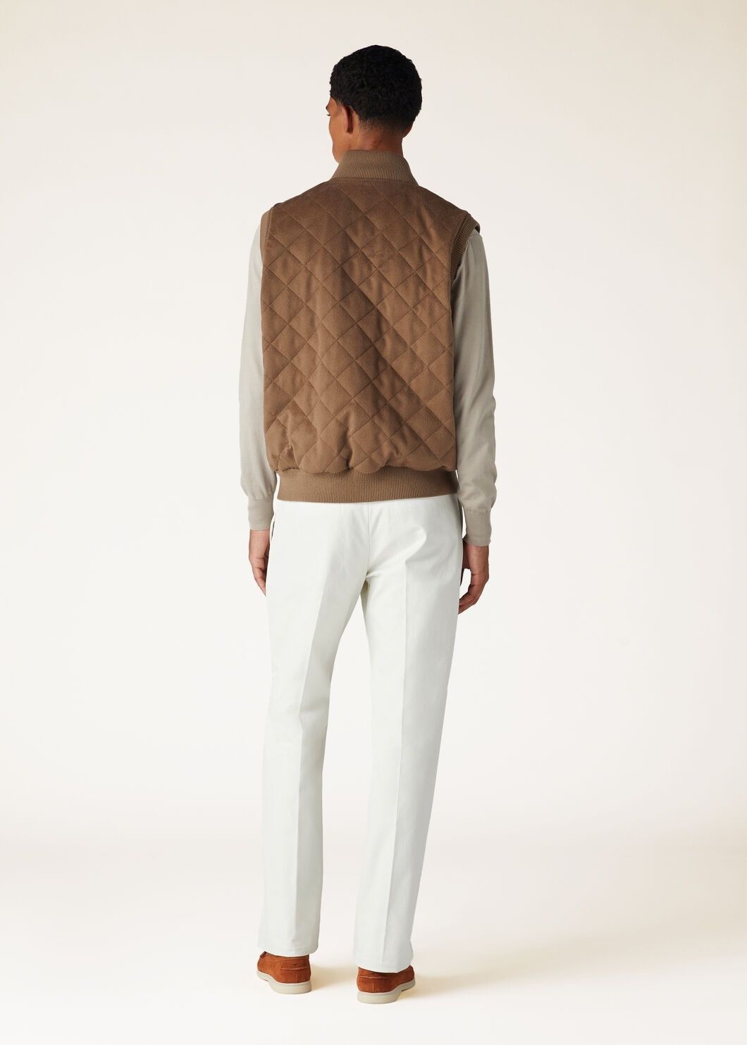 Loro Piana o1w1db10125 FAM9430 Carry Gilet Vest in Light Brown Size US M / EU 48-50 / 2 - 3 Thumbnail