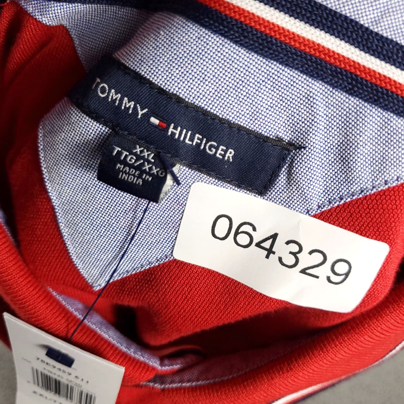 Tommy Hilfiger Tommy Hilfiger Polo Shirt Mens 2XL Red Short Sleeve Casual Logo Size US XXL / EU 58 / 5 - 7 Thumbnail