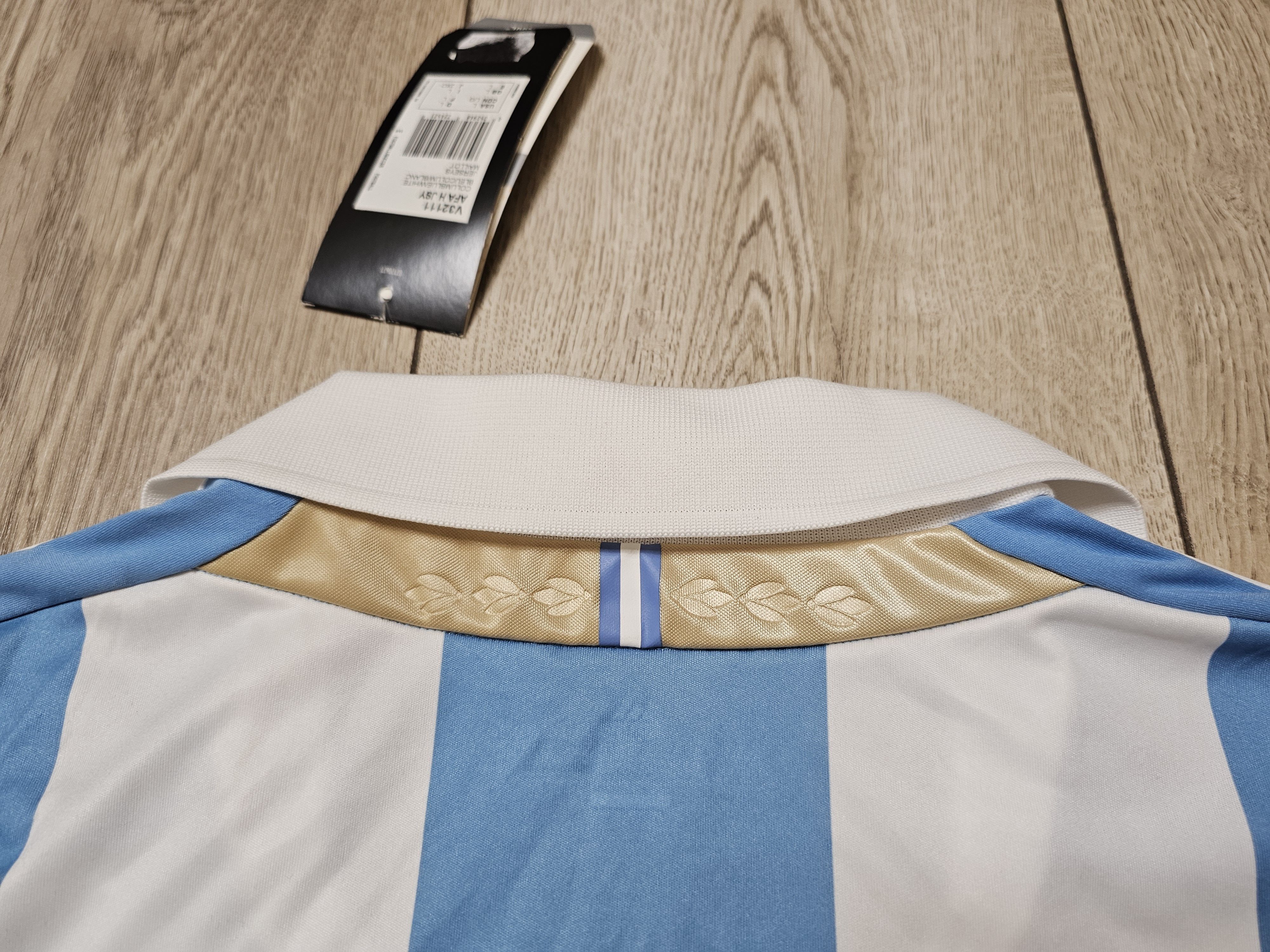 Adidas × Vintage ARGENTINA 2011 2013 HOME FOOTBALL SHIRT SOCCER JERSEY Size US L / EU 52-54 / 3 - 5 Thumbnail