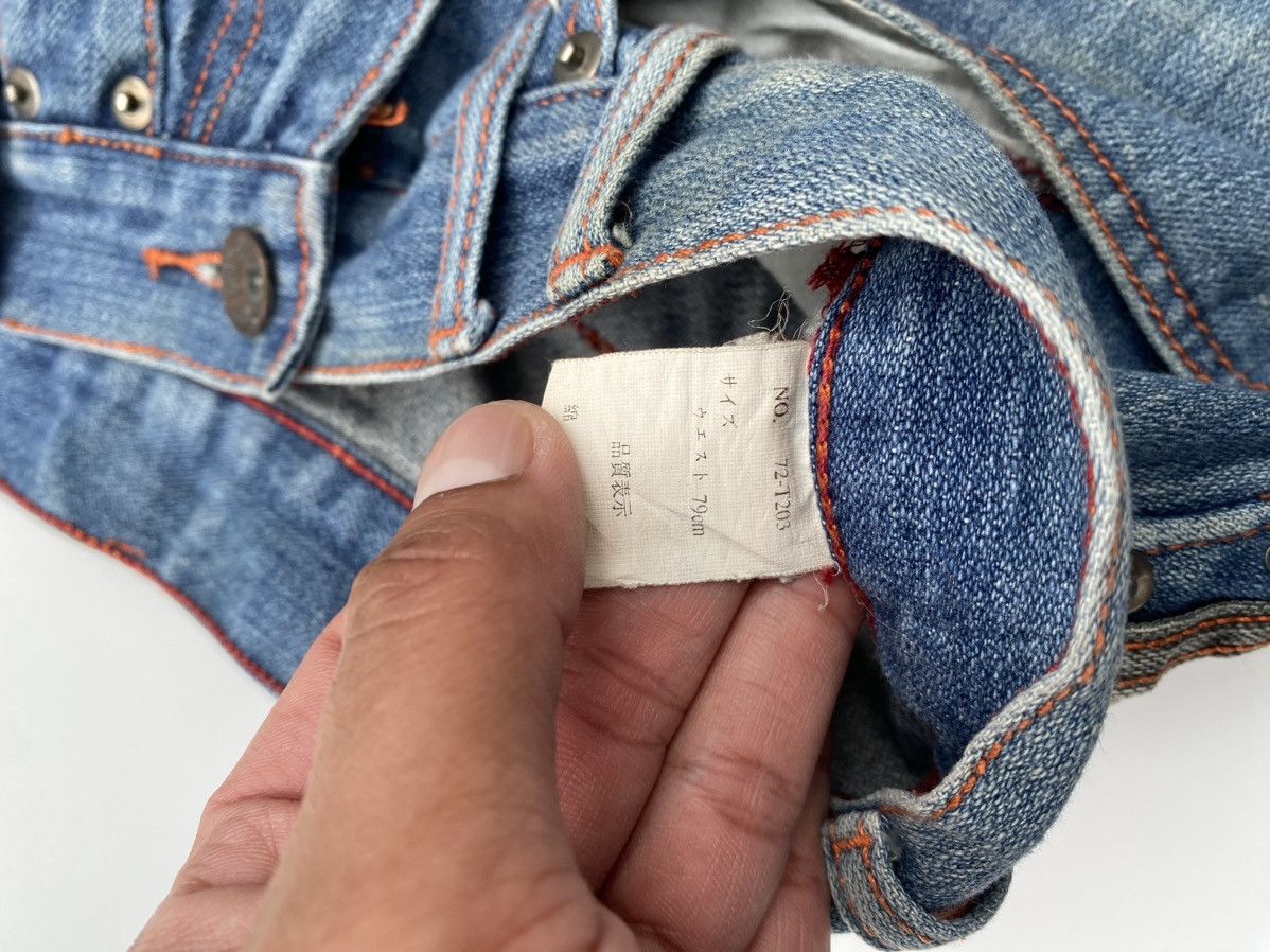 Japanese Brand × Vintage ✅️Vtg Denim Double Waist Rare Design Size US 31 - 10 Thumbnail