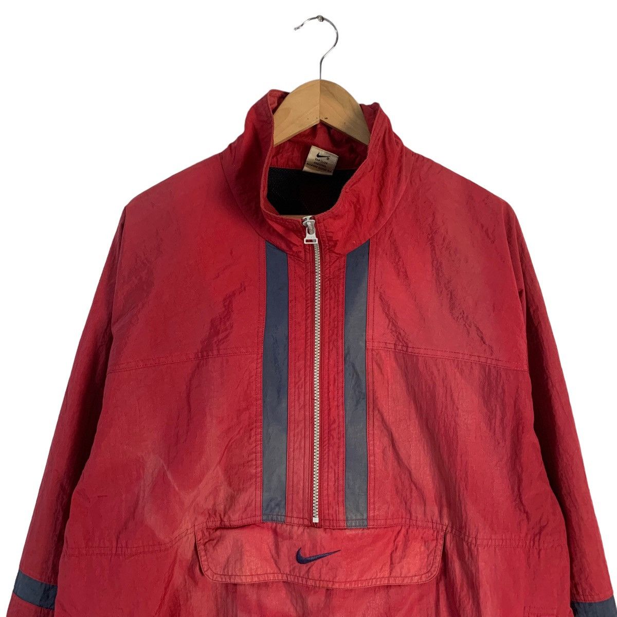 Nike Vintage Nike Center Anorak Windbreaker Jacket Size US XL / EU 56 / 4 - 4 Thumbnail