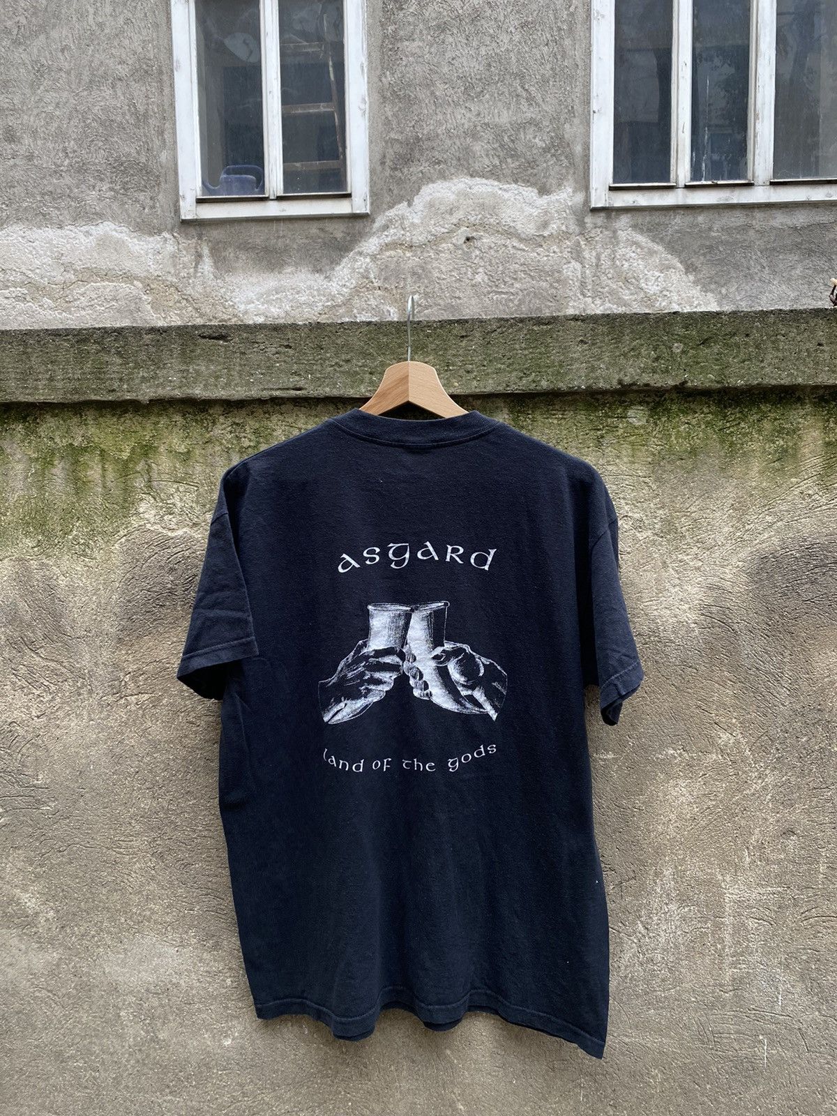 Band Tees × Vintage Vintage 90s Adorned Brood Dark Metal Rock Tee Size US L / EU 52-54 / 3 - 2 Thumbnail