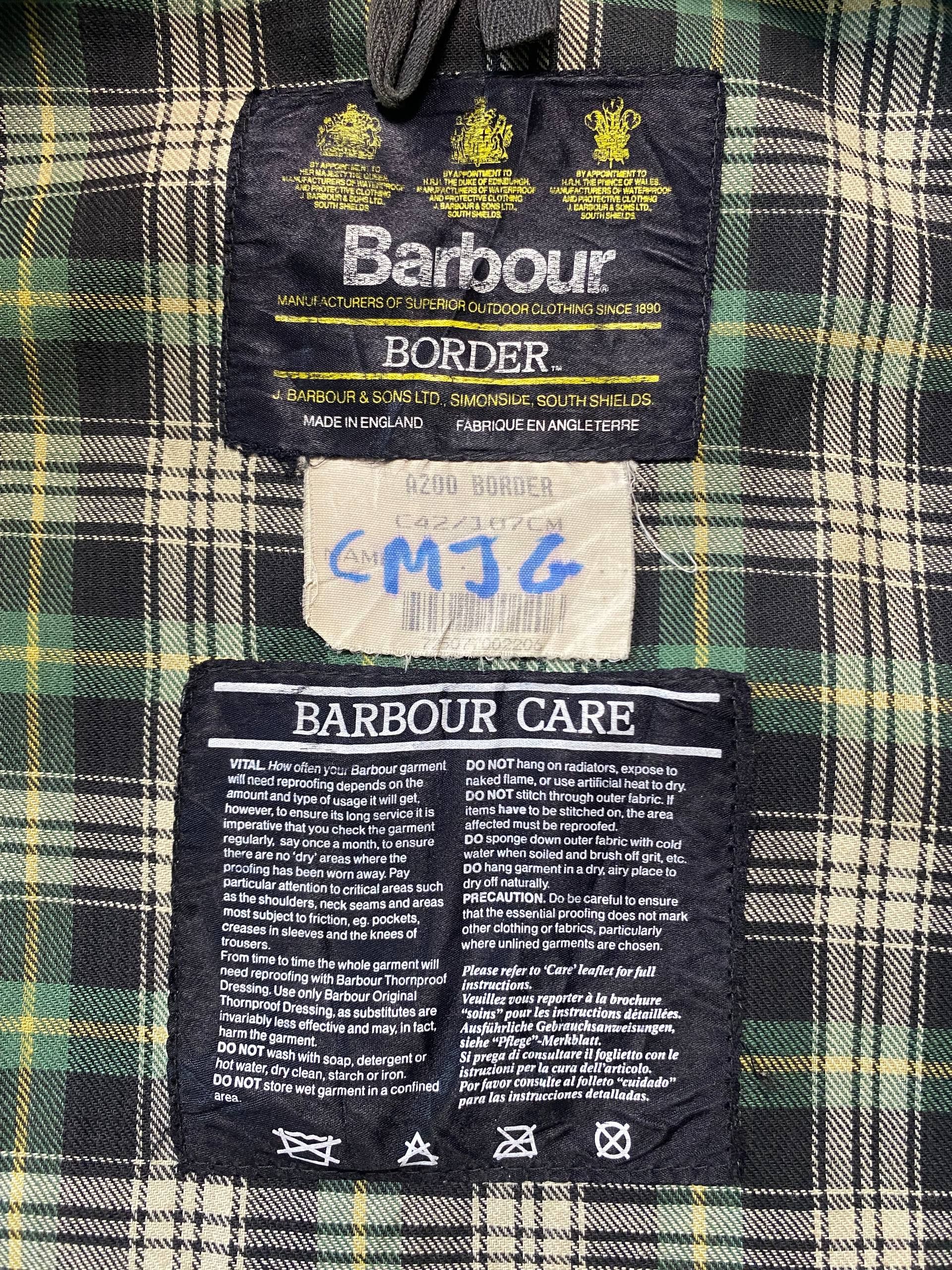 Barbour Vintage Barbour Border Waxed Jacket Size US L / EU 52-54 / 3 - 13 Thumbnail