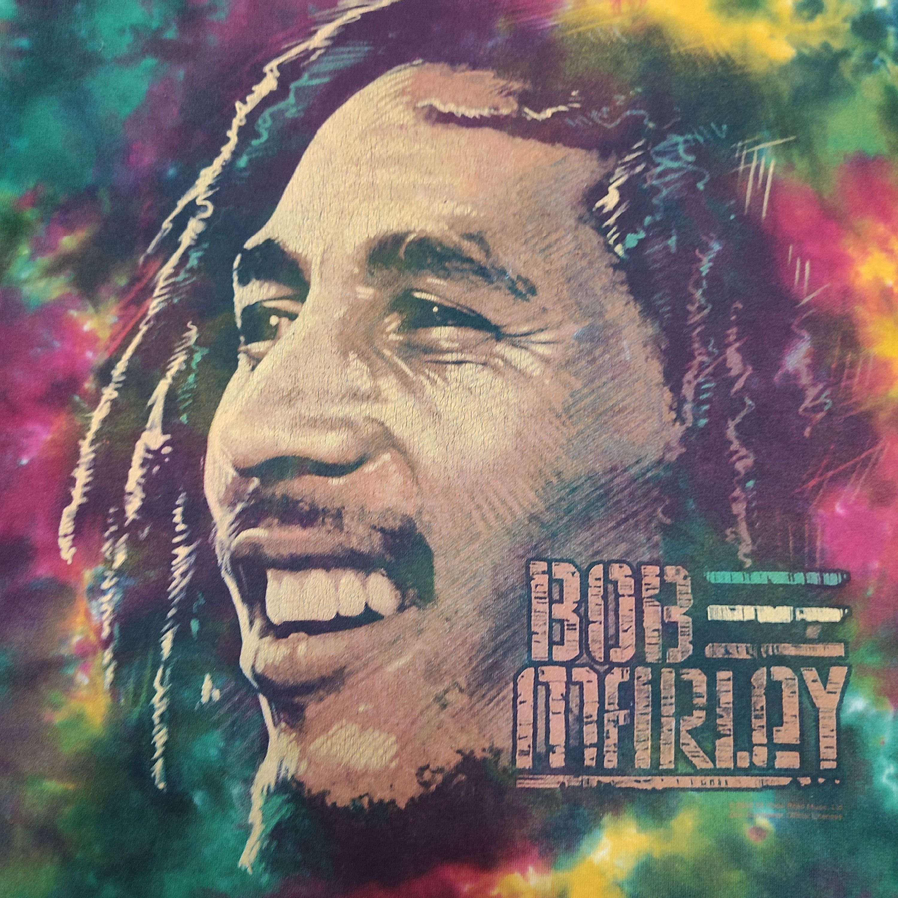 Band Tees × Bob Marley × Vintage Vintage 2009 Bob Marley Tie - Dye T-shirt Size US L / EU 52-54 / 3 - 3 Thumbnail