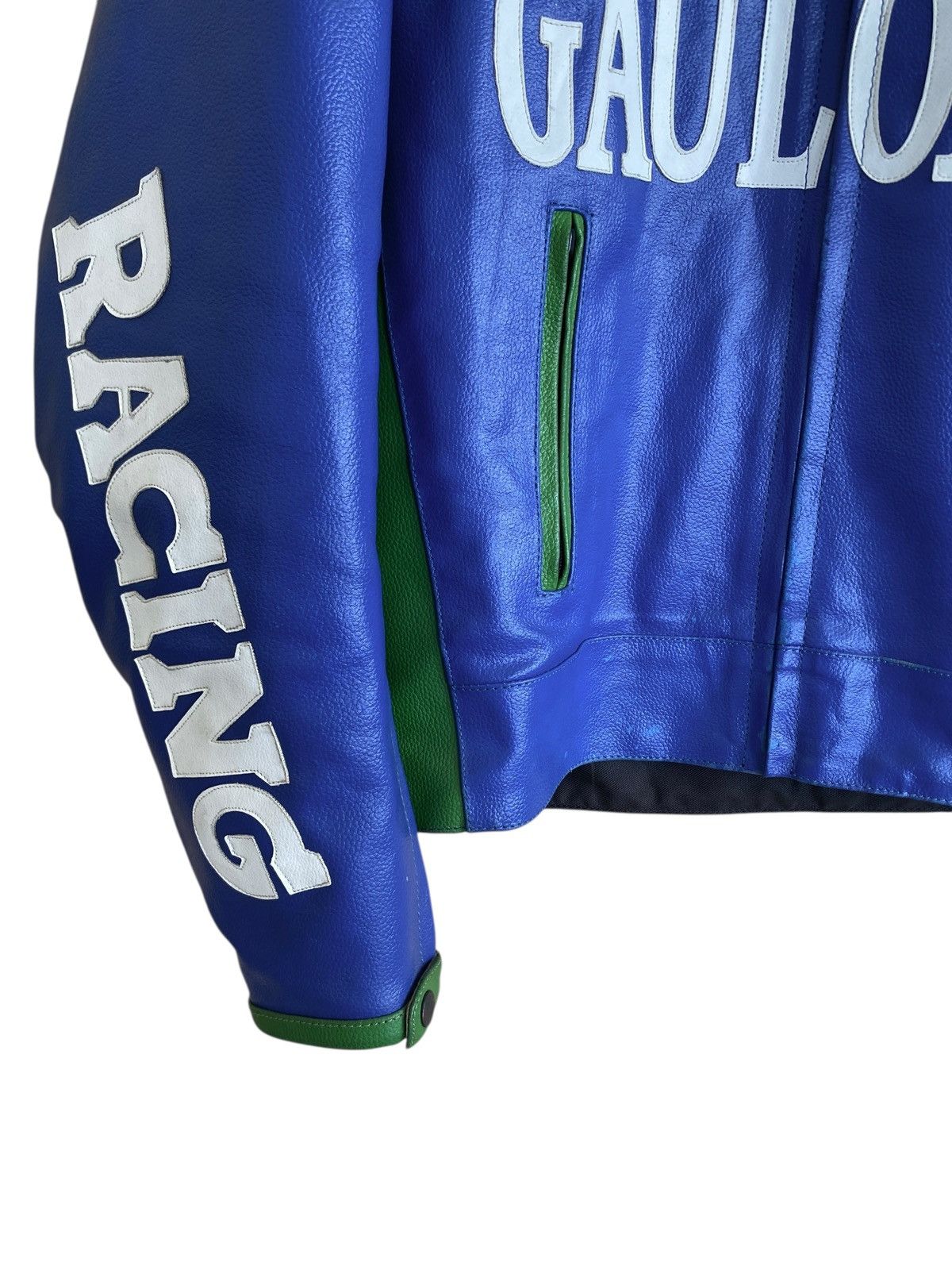 Vintage Vintage Racing Gauloises Motorcycle Leather Jacket 1990s Size US XL / EU 56 / 4 - 7 Thumbnail