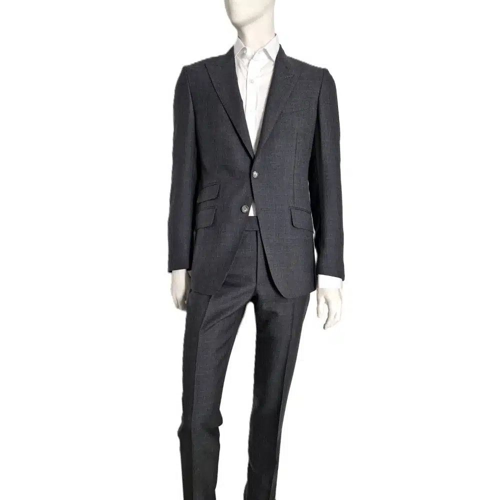 Tom Ford o1loc1c0425 2LYP01 O’connor Wool Blend Suit in Grey Size US L / EU 52-54 / 3 - 3 Thumbnail