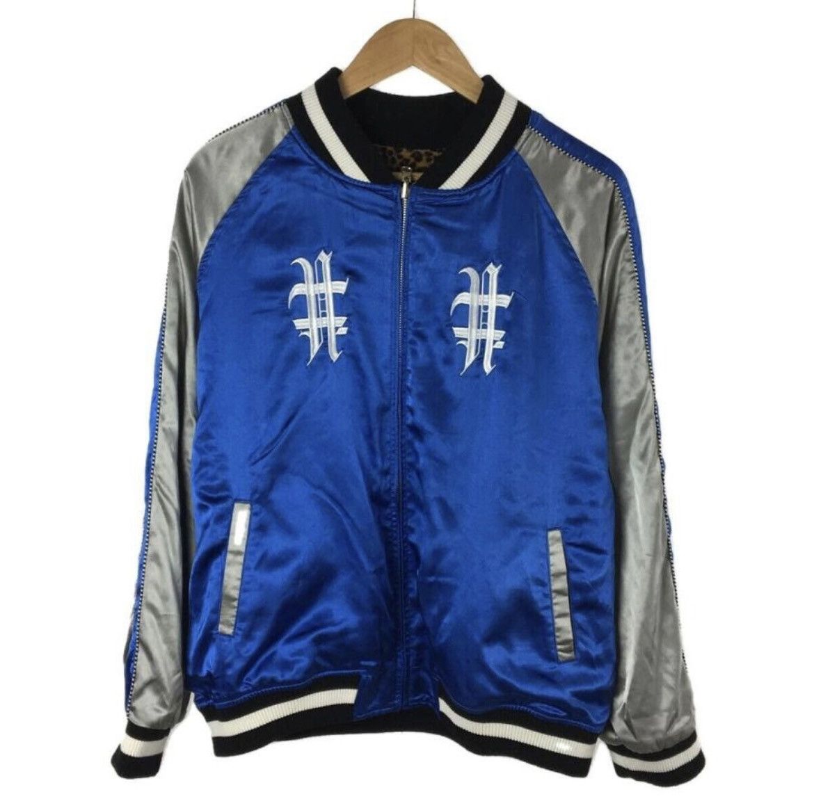 image of Been Trill Souvenir Jacket Virgil Abloh Size M in Blue, Men's