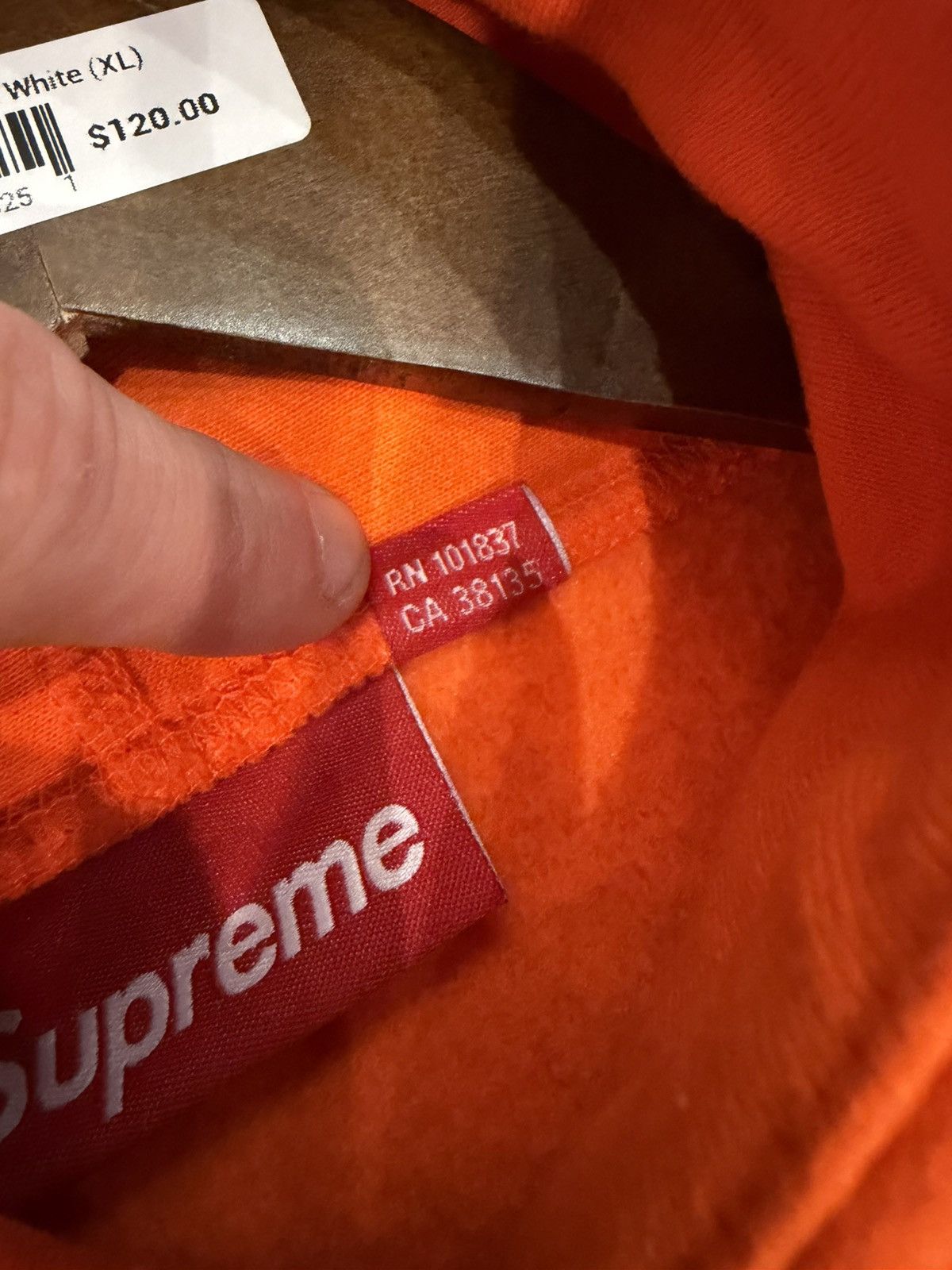 Supreme Size L - Supreme Washed Old English Hooded Sweatshirt Size US L / EU 52-54 / 3 - 10 Thumbnail