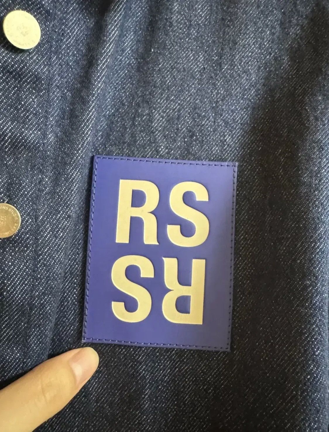 Raf Simons Raf Simons RS Logo Denim Shirt Size US M / EU 48-50 / 2 - 2 Thumbnail