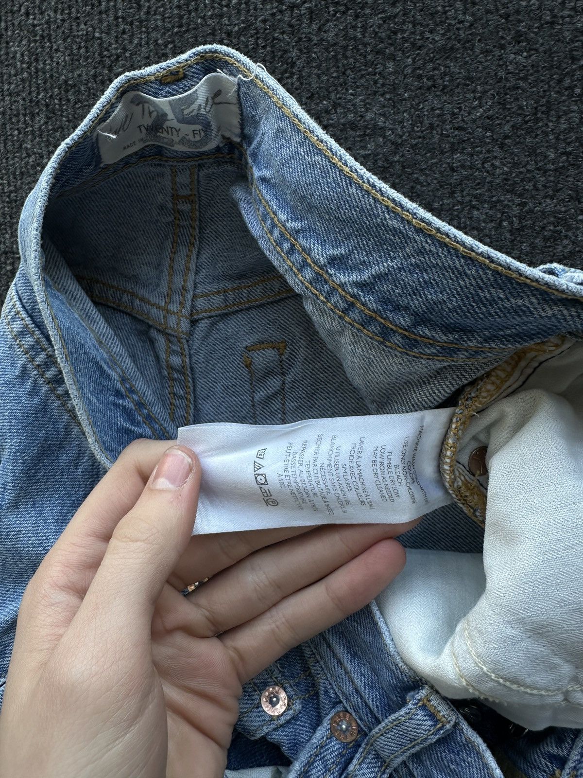 Free People 🚨 FREE PEOPLE WE THE FREE AVANT GARDE GOTHIC WOMEN JEANS Size 25" / US 0 / IT 36 - 8 Thumbnail