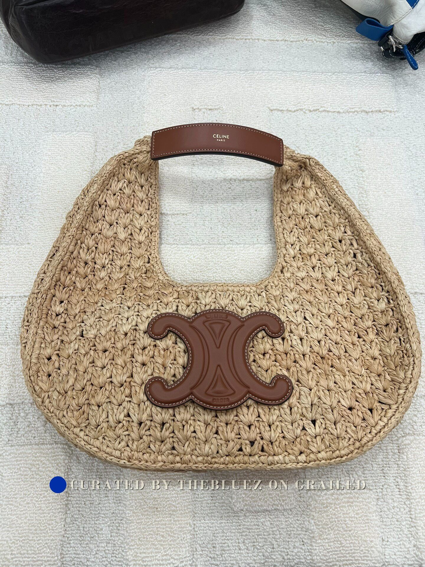 Celine Celine Arco Straw Underarm Bag Size ONE SIZE - 1 Thumbnail