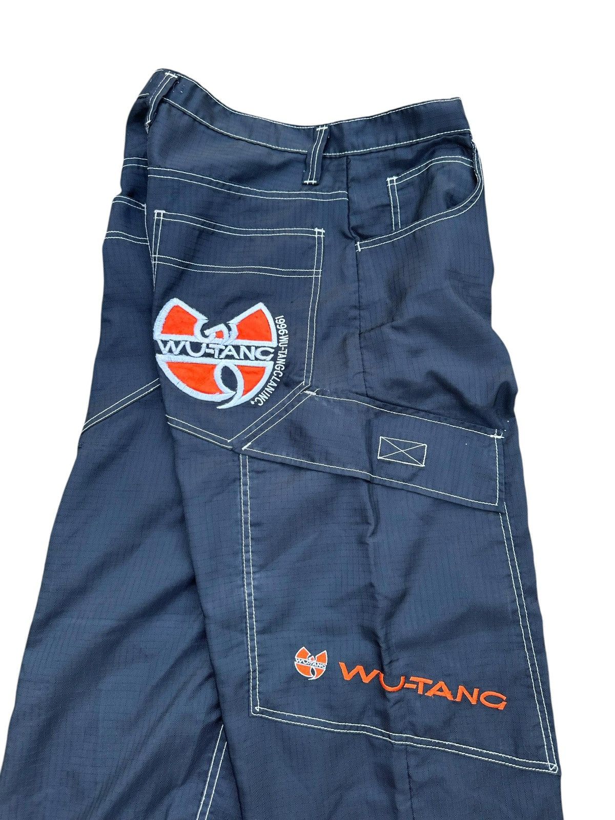 JNCO × Vintage × Wu-Tang Clan Vtg🔥1996 Wutang Clan Baggy Cargo Pant Size US 30 / EU 46 - 9 Thumbnail
