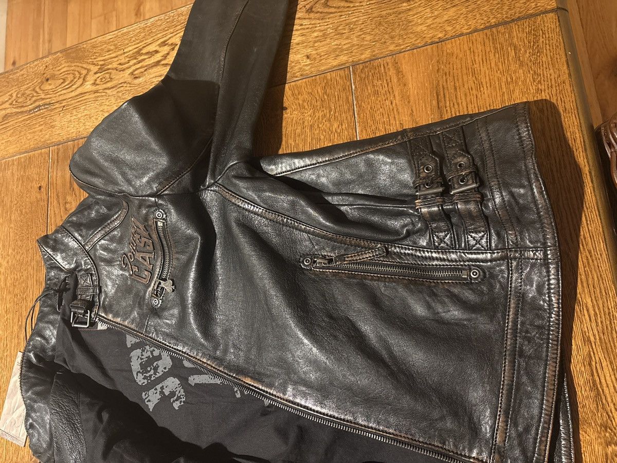 Gypsy Johnny Cash Gypsy Black Leather Jacket (XL) Size US XL / EU 56 / 4 - 4 Thumbnail