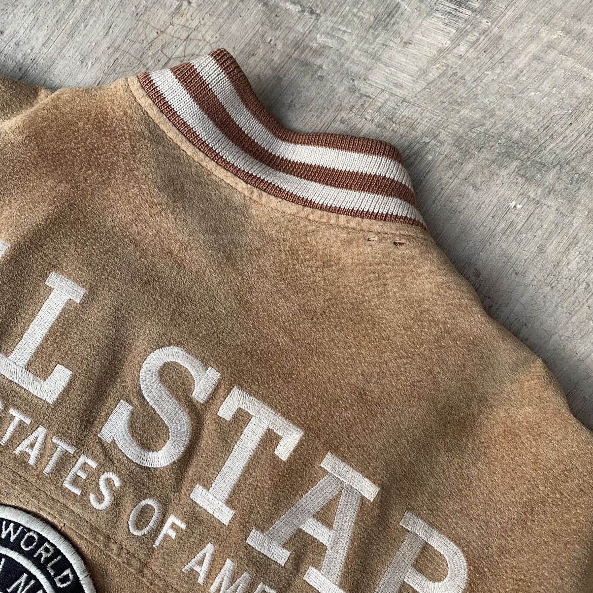 Converse Converse varsity USA embroided. suede leather Jacket vintage Size US L / EU 52-54 / 3 - 7 Thumbnail