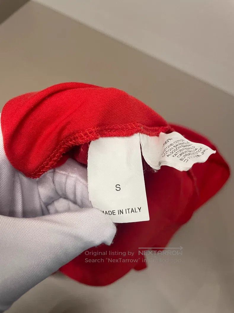Brunello Cucinelli Brunello Cucinelli Red Cotton T-Shirt Size S / US 4 / IT 40 - 7 Thumbnail