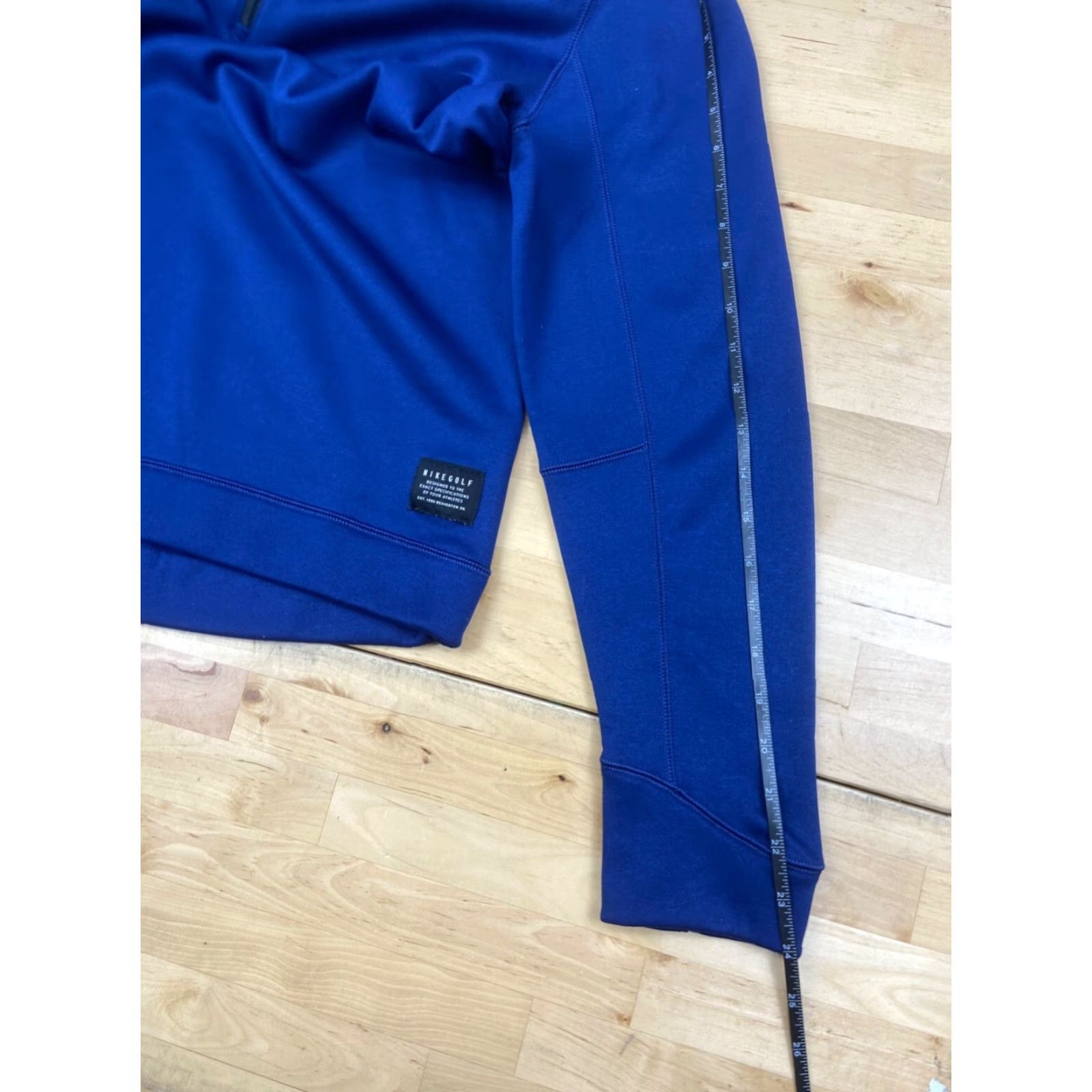 Nike Nike Golf Sweatshirt Mens M Blue 1/4 Zip Pullover High Neck Long Sleeve Casual 9176 Size US M / EU 48-50 / 2 - 6 Thumbnail