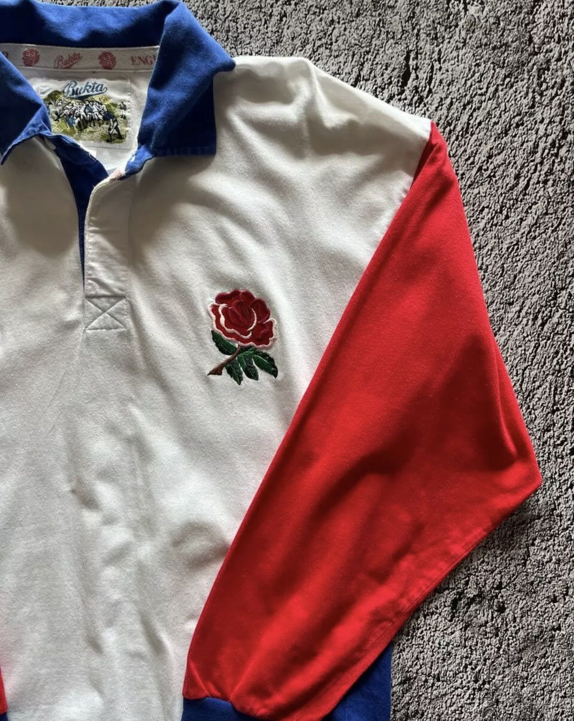 Vintage Vintage England Rugby Union Jersey Bukta Rare Shirt Men's Size US XL / EU 56 / 4 - 4 Thumbnail