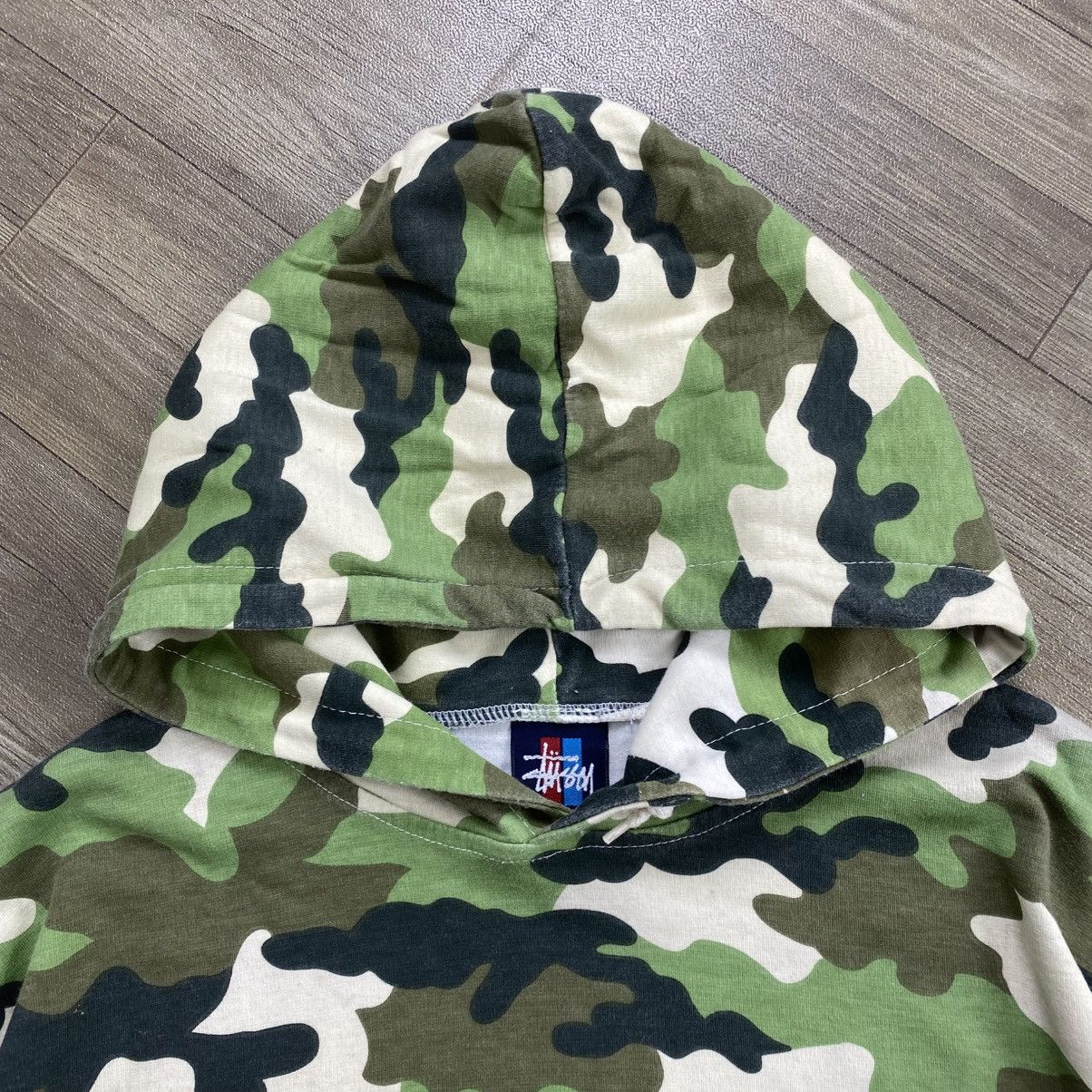 Stussy 90s Vintage Stüssy Camouflage Japan Spell Out Logo Hoodie Size US L / EU 52-54 / 3 - 4 Thumbnail