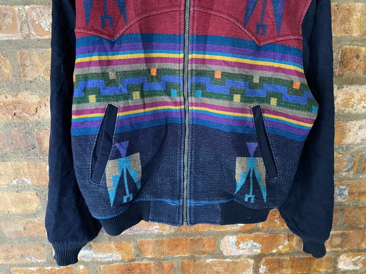 Pendleton 1980s Native Jacquard Bomber Navajo Jacket wool Size US L / EU 52-54 / 3 - 4 Thumbnail