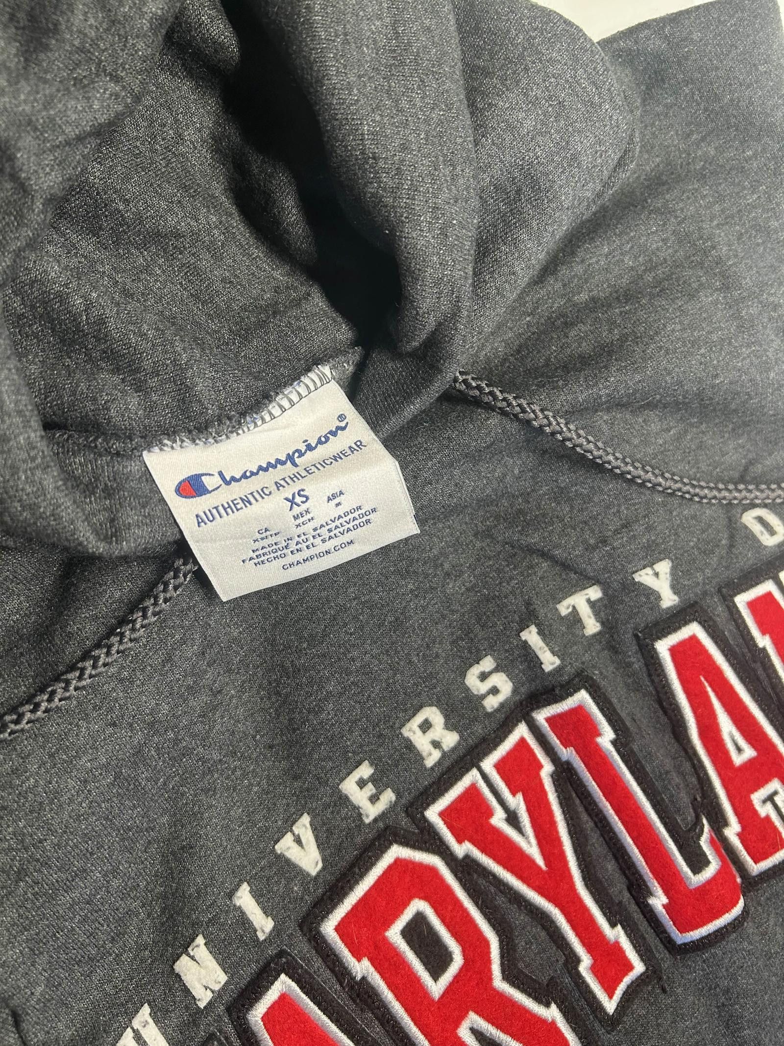 Champion Vintage Champion University of Maryland Hoodie XS – Grey Size US XS / EU 42 / 0 - 4 Thumbnail