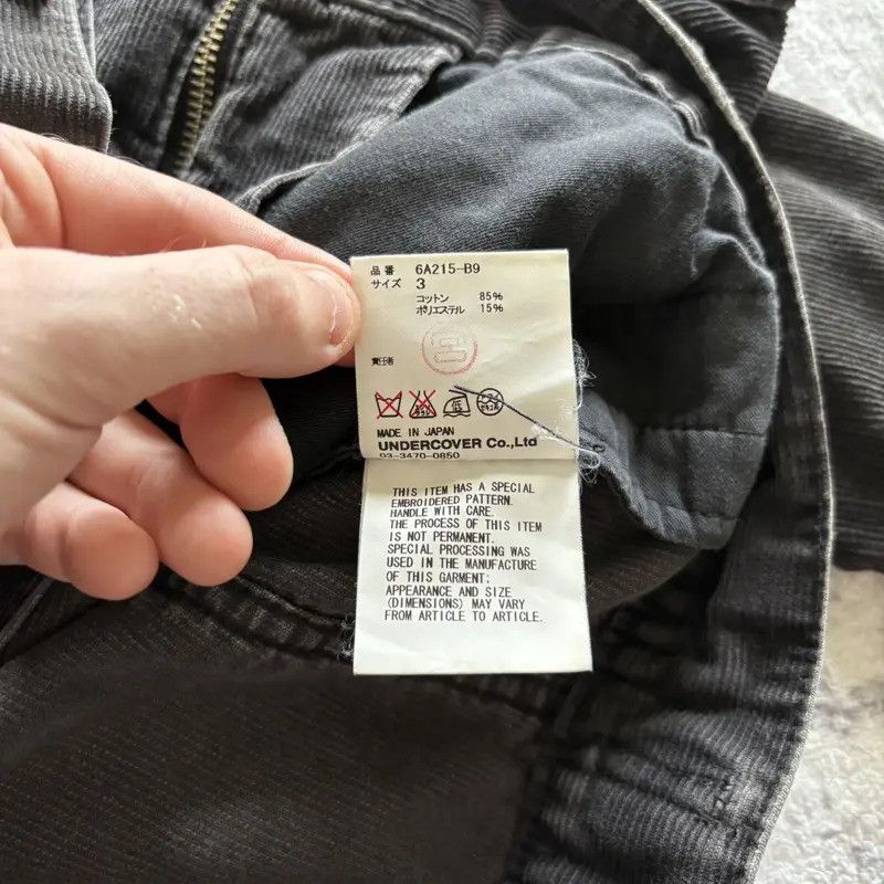 Undercover Undercover AW06 Bug / Insect Corduroy Jacket Black Size US L / EU 52-54 / 3 - 6 Thumbnail