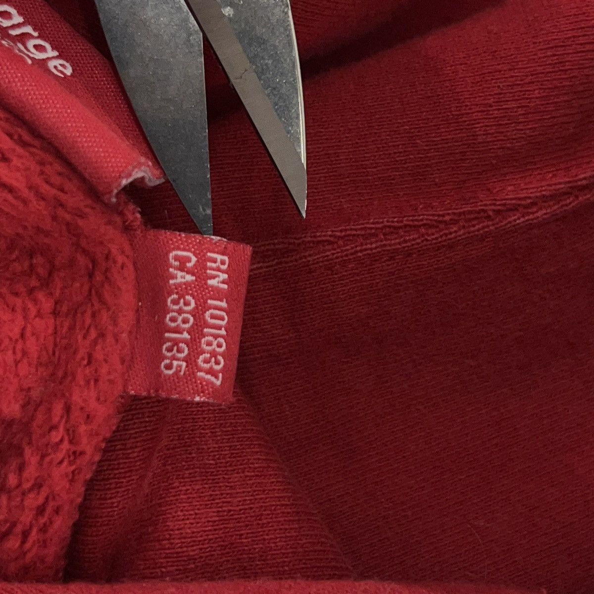 Supreme Supreme Uzi Hoodie Red L Made in Canada Vintage Size US L / EU 52-54 / 3 - 8 Thumbnail