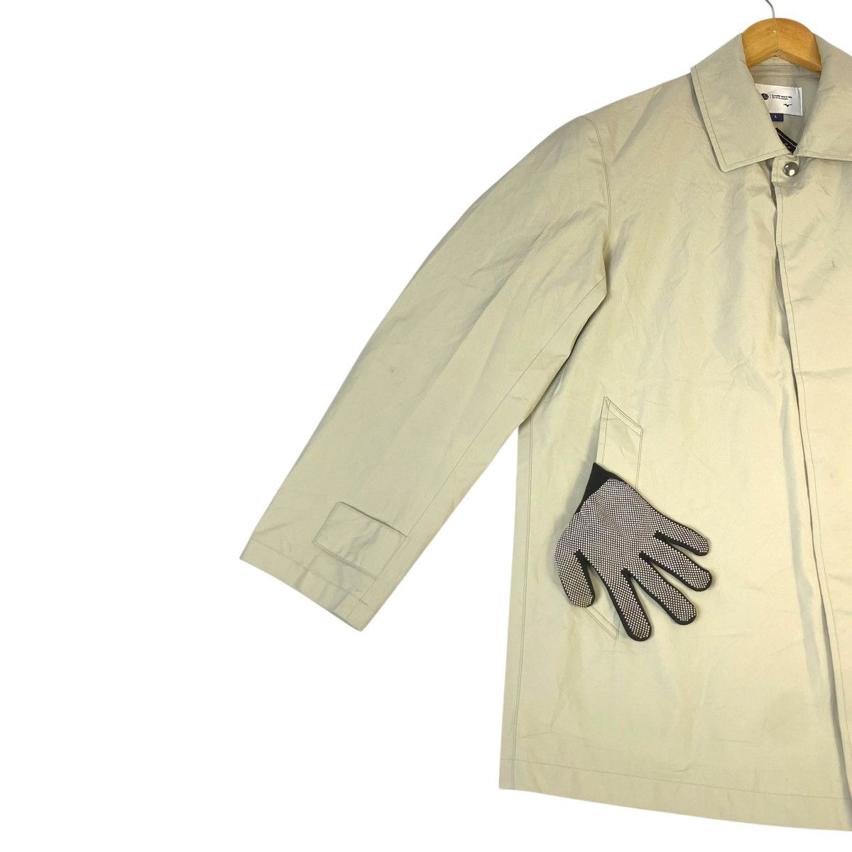 Goretex MIZUNO BUTTON UP GORETEX EMBROIDERED SPELL OUT LONG JACKET Size US L / EU 52-54 / 3 - 5 Thumbnail