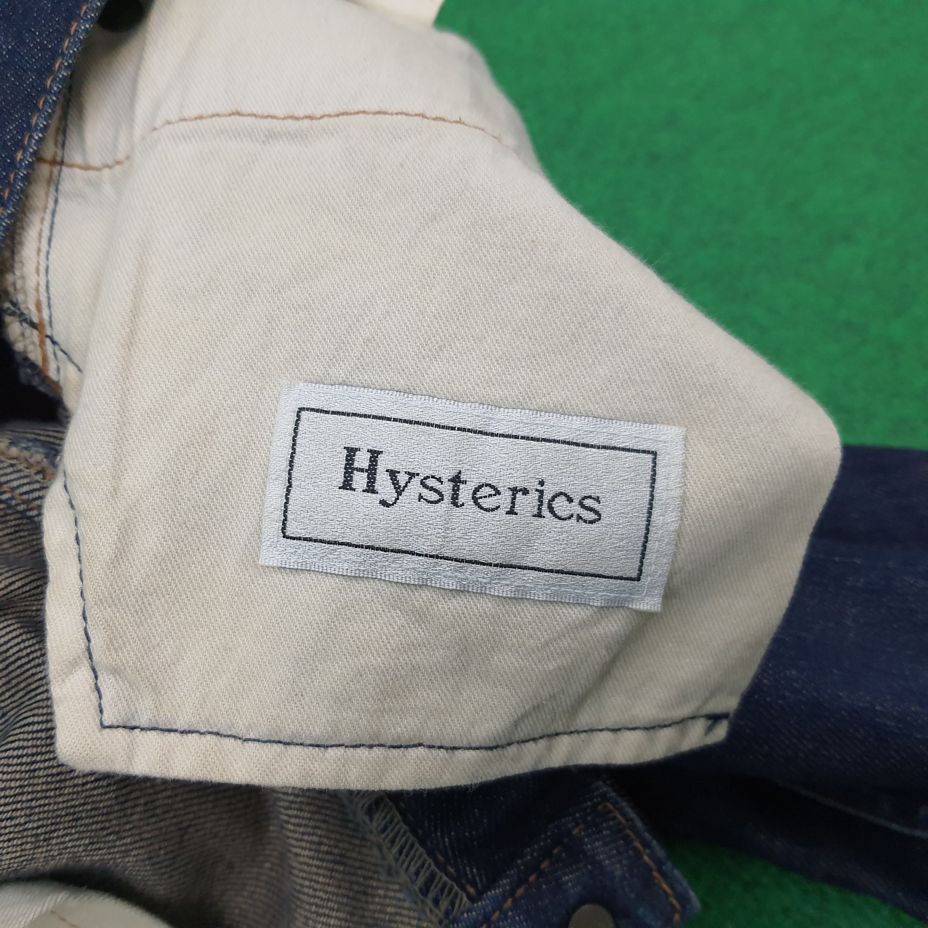 Hysteric Glamour Vintage Hysterics Raiders Custom Iconic Logo Jeans C272N6 Size 27" / US 4 / IT 40 - 8 Thumbnail