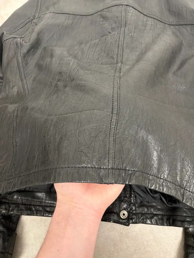 Armani 2000s Armani Prenium Black Leather Jacket Size US L / EU 52-54 / 3 - 9 Thumbnail