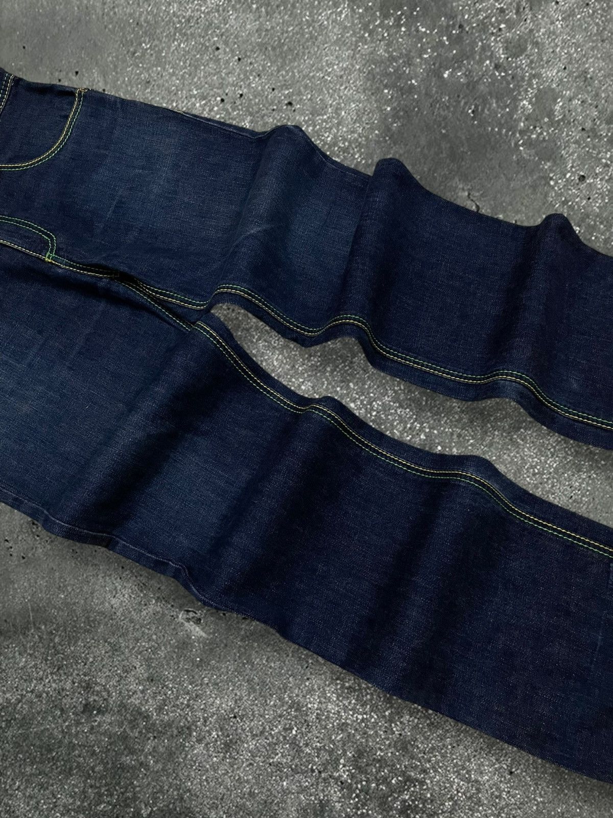 Hysteric Glamour Vintage 1990s Rare Japan Etbx Intermediate Cyberpunk Denim Size US 34 / EU 50 - 10 Thumbnail
