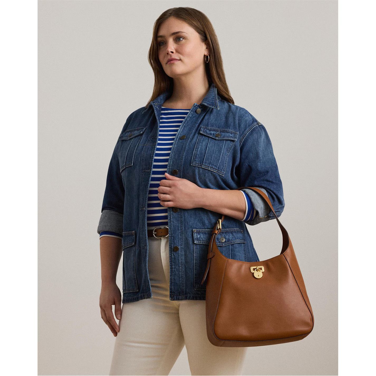 Lauren Ralph Lauren o1g2r1mq0825 Size: OS / Tanner Shoulder Bag in Tan Size ONE SIZE - 2 Thumbnail