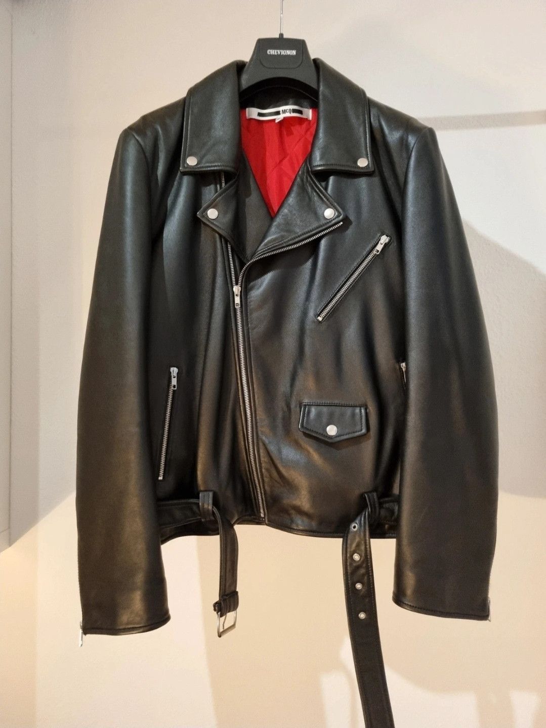 MCQ MCQ Leather Motorcycle Jacket Size US M / EU 48-50 / 2 - 1 Thumbnail